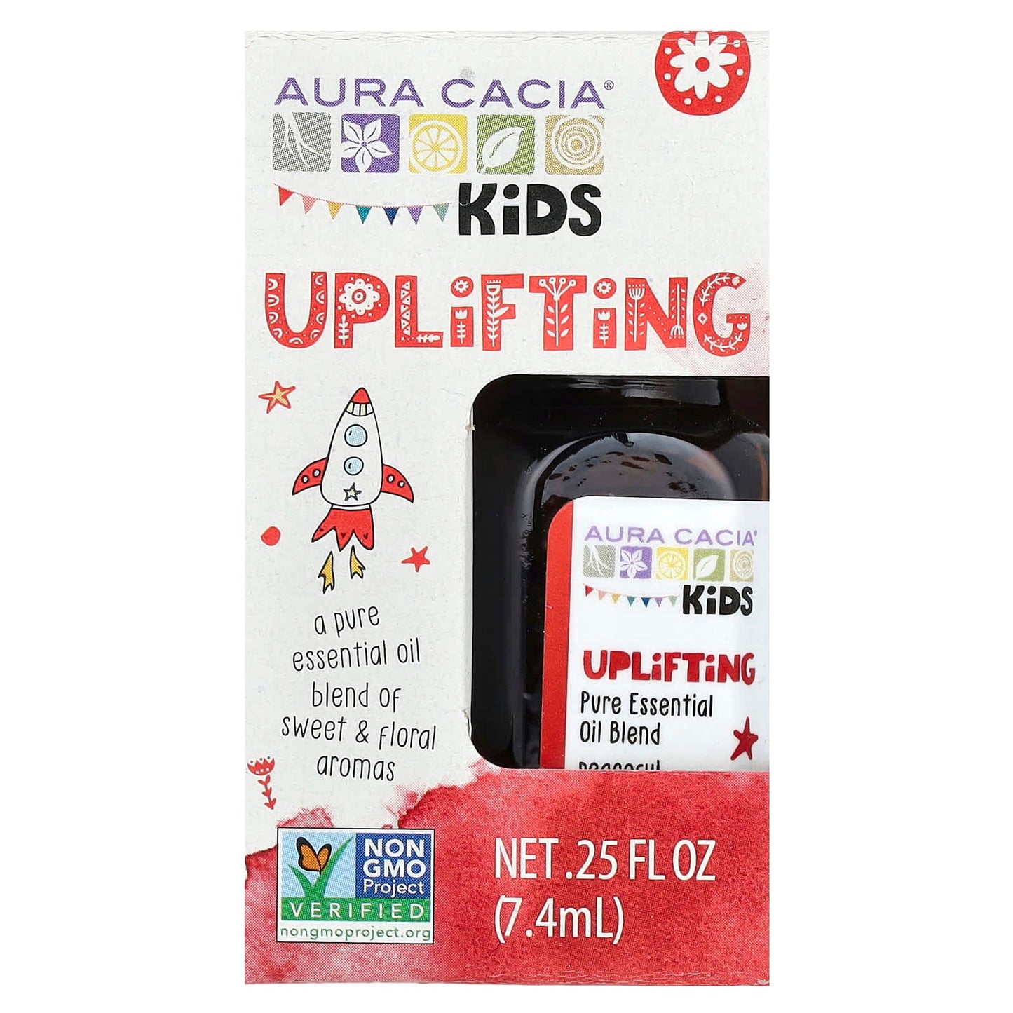 Aura Cacia Uplifting Essential Oil Blend for Kids - 0.25 fl oz - Image 2