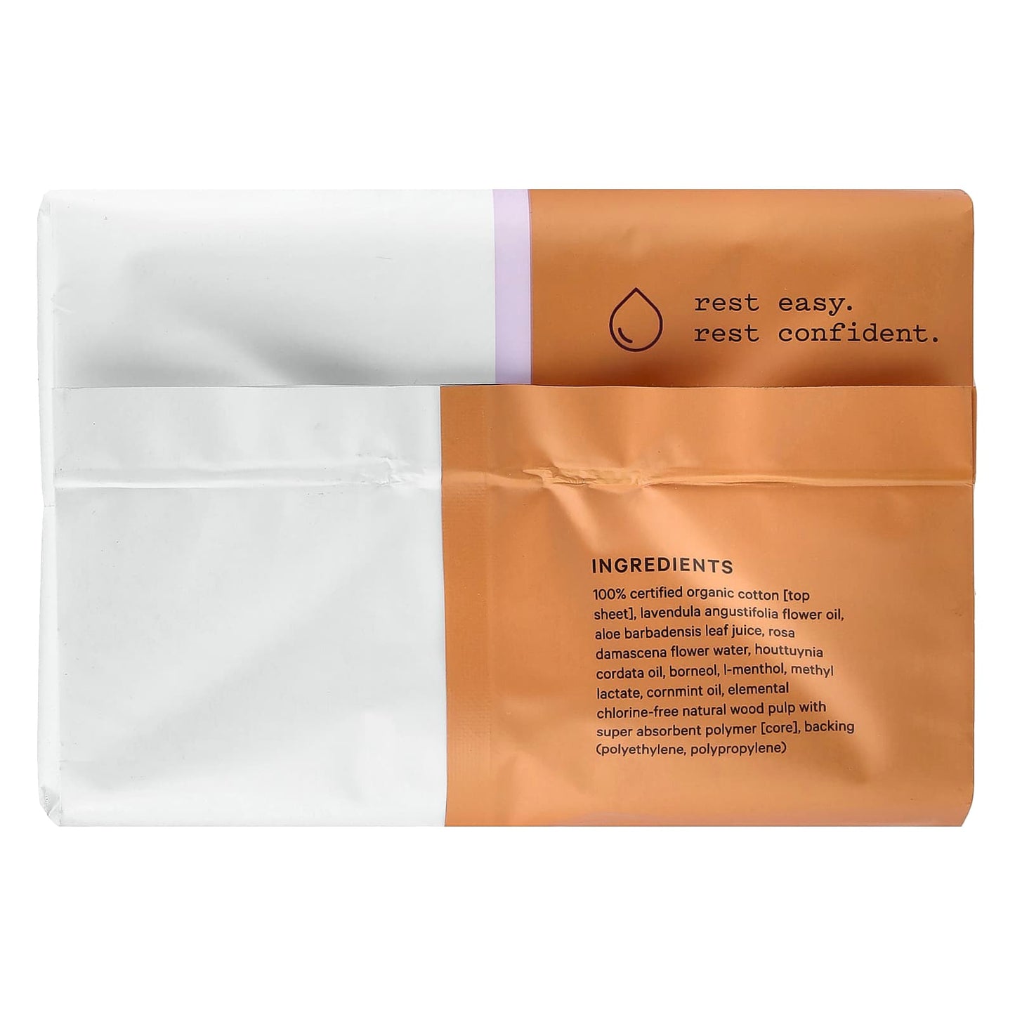 The Honey Pot Company, 100% Organic Cotton Cover, Herbal-Infused Pads With Wings, Incontinence Overnight, 16 Count - Image 2