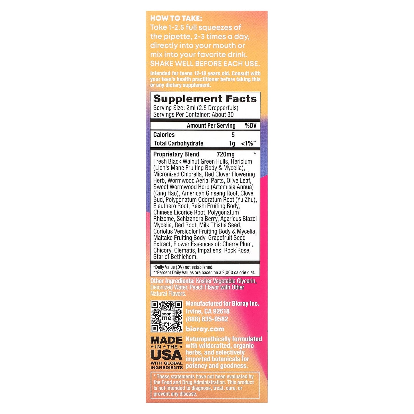 Bioray Rayz for Teens: Natural Anger Relief & Detox - Image 2