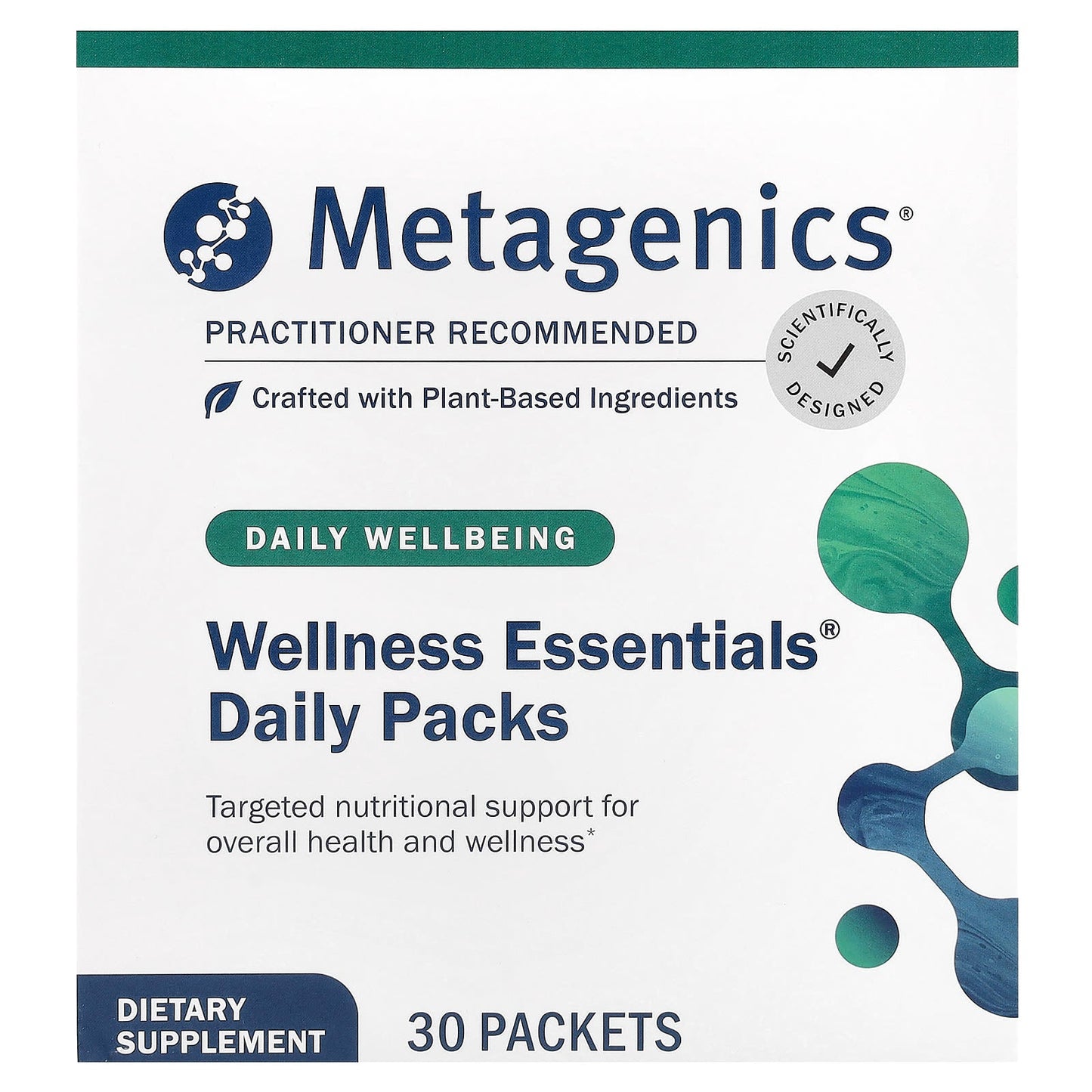 Metagenics, Wellness Essentials® Daily Packs, 30 Packets - Image 1
