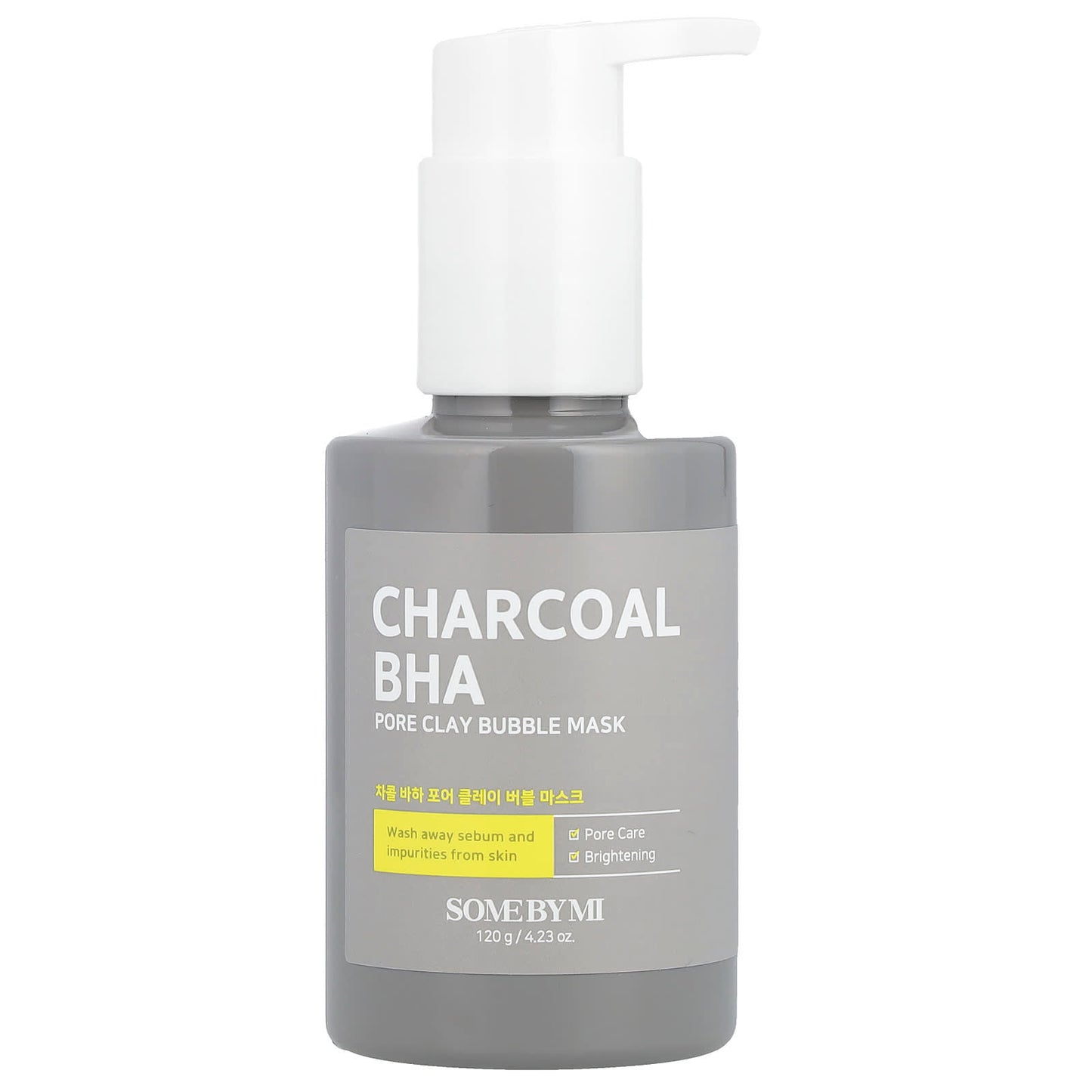 SOME BY MI, Charcoal BHA, Pore Clay Bubble Beauty Mask, 4.23 oz (120 g) - Image 1