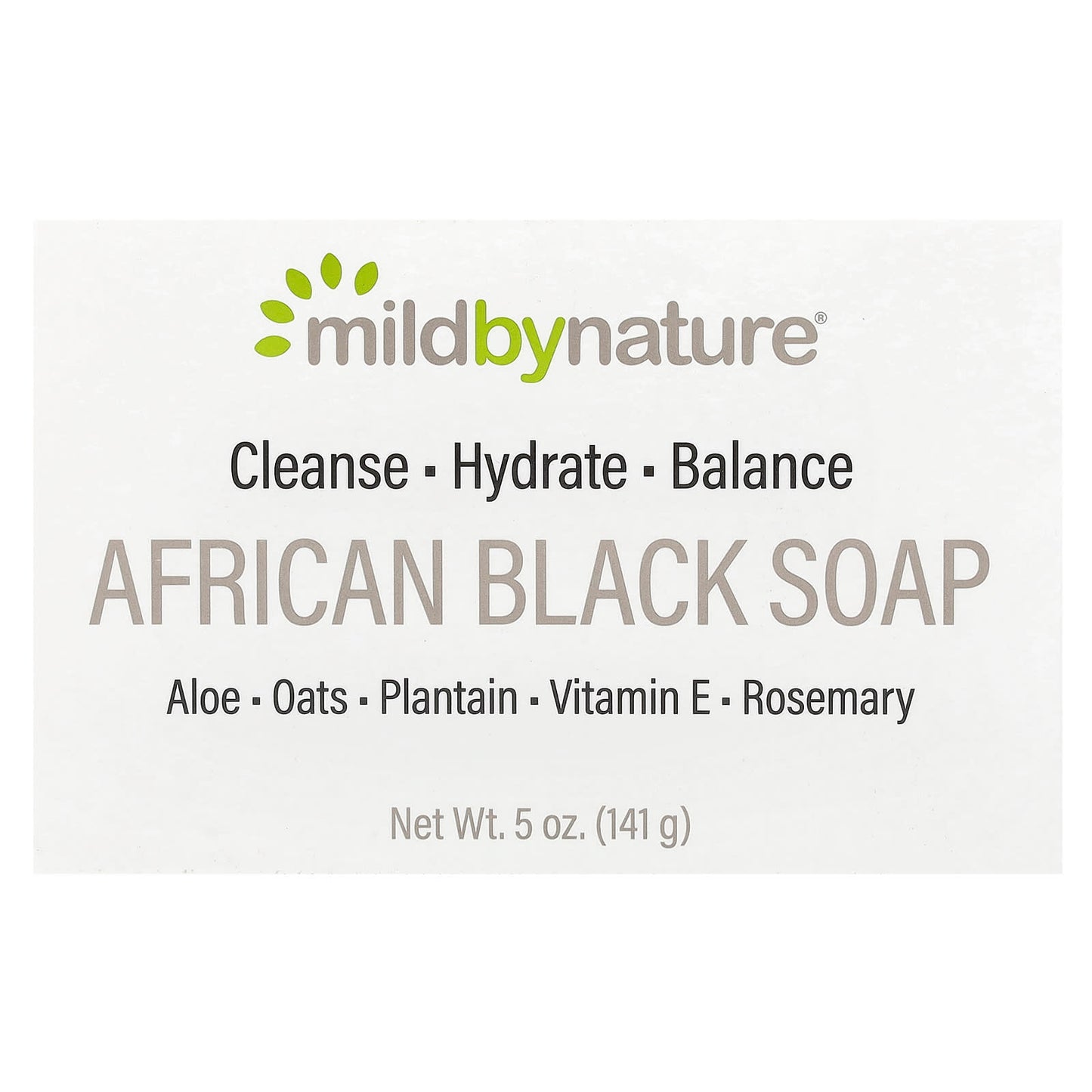 Gentle African Black Soap for Clean, Hydrated Skin - 5 oz - Image 1