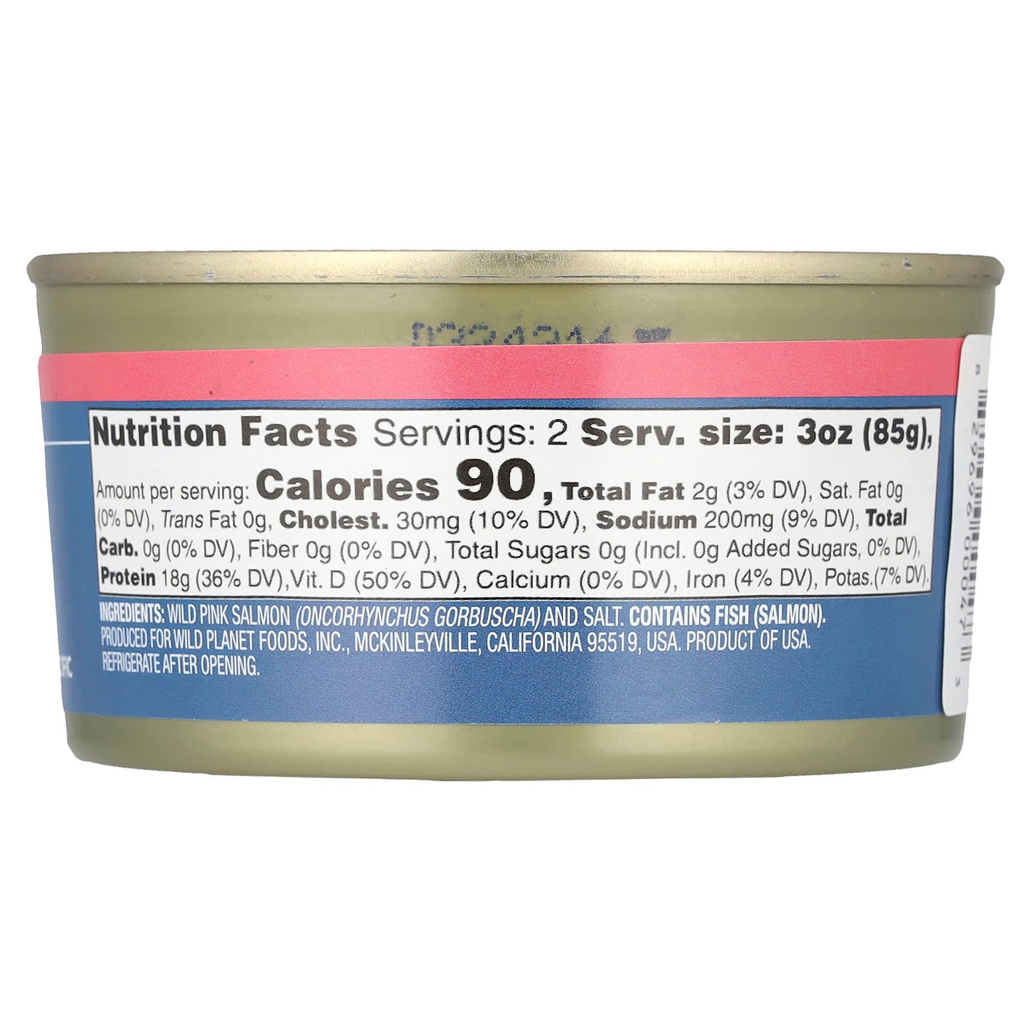 Wild Planet, Wild Pink Salmon, Skinless & Boneless, 6 oz (170 g)