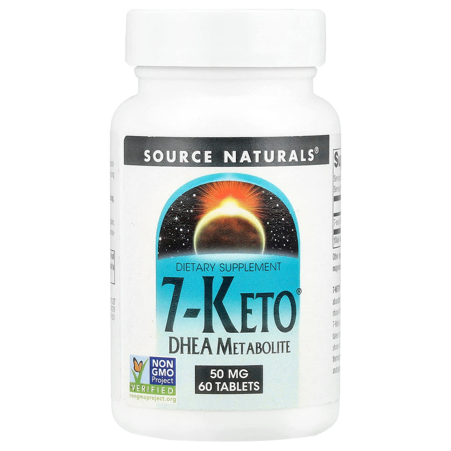 Source Naturals, 7-Keto®, DHEA Metabolite, 50 mg, 60 Tablets - Image 1
