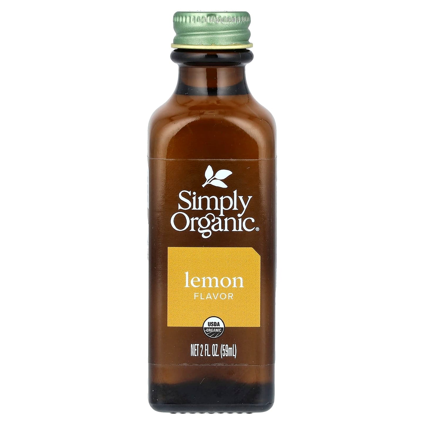 Simply Organic, Lemon Flavor, 2 fl oz (59 ml) - Image 1