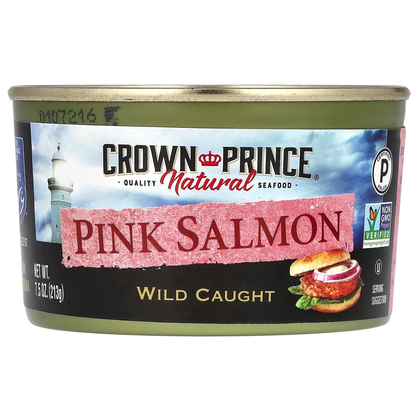 Crown Prince Natural, Pink Salmon, 7.5 oz (213 g)