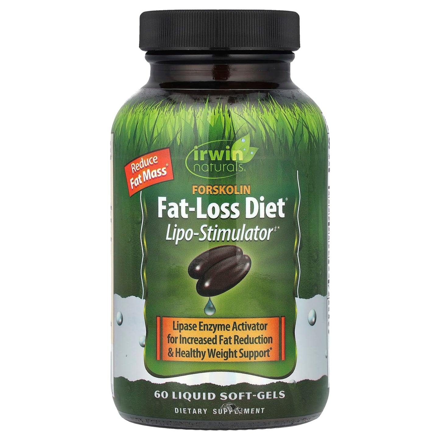 Irwin Naturals Forskolin Fat Loss & Weight Support, 60 Liquid Soft-Gels - Image 1
