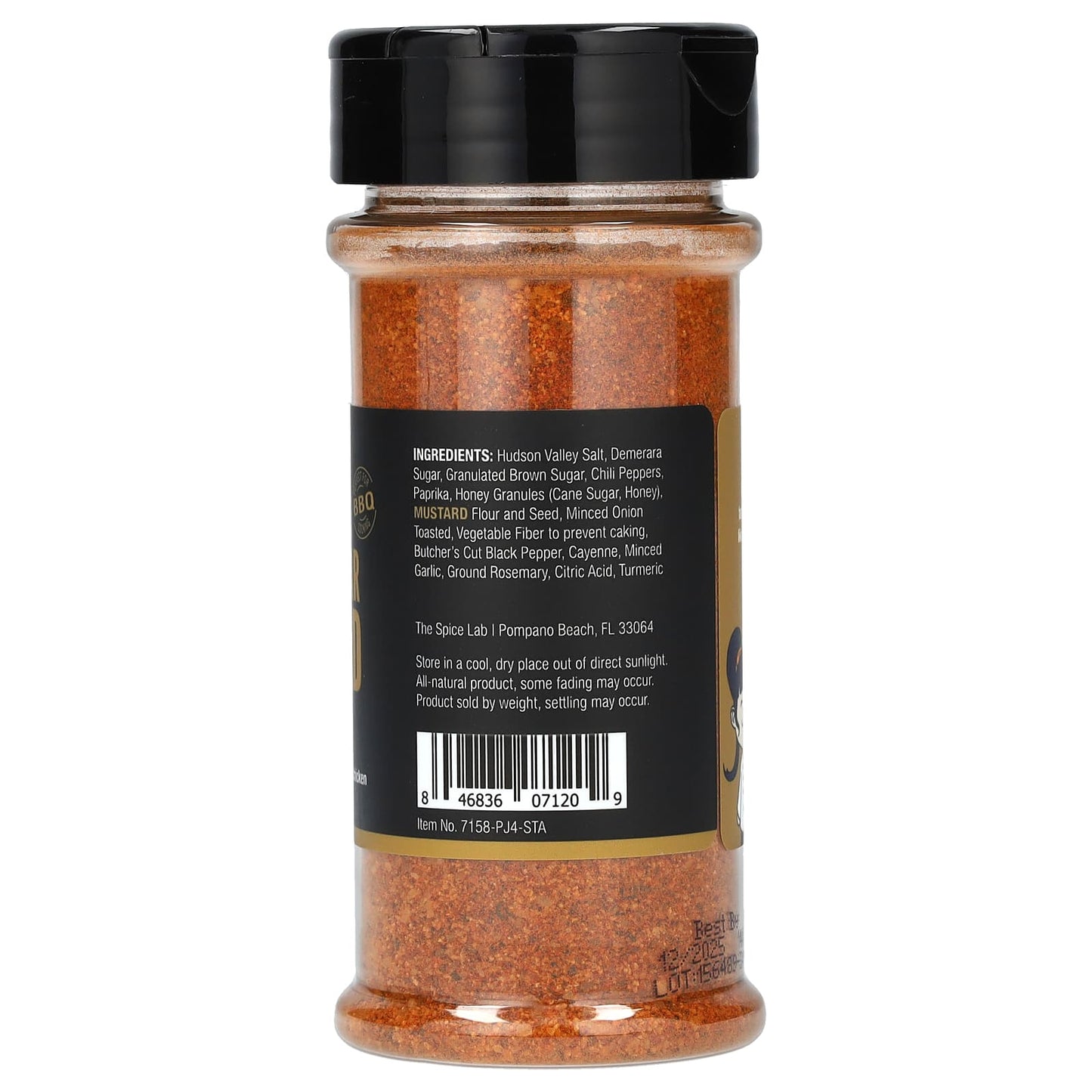 The Spice Lab, Brown Sugar Mustard Rub, 5.7 oz (161 g) - Image 2