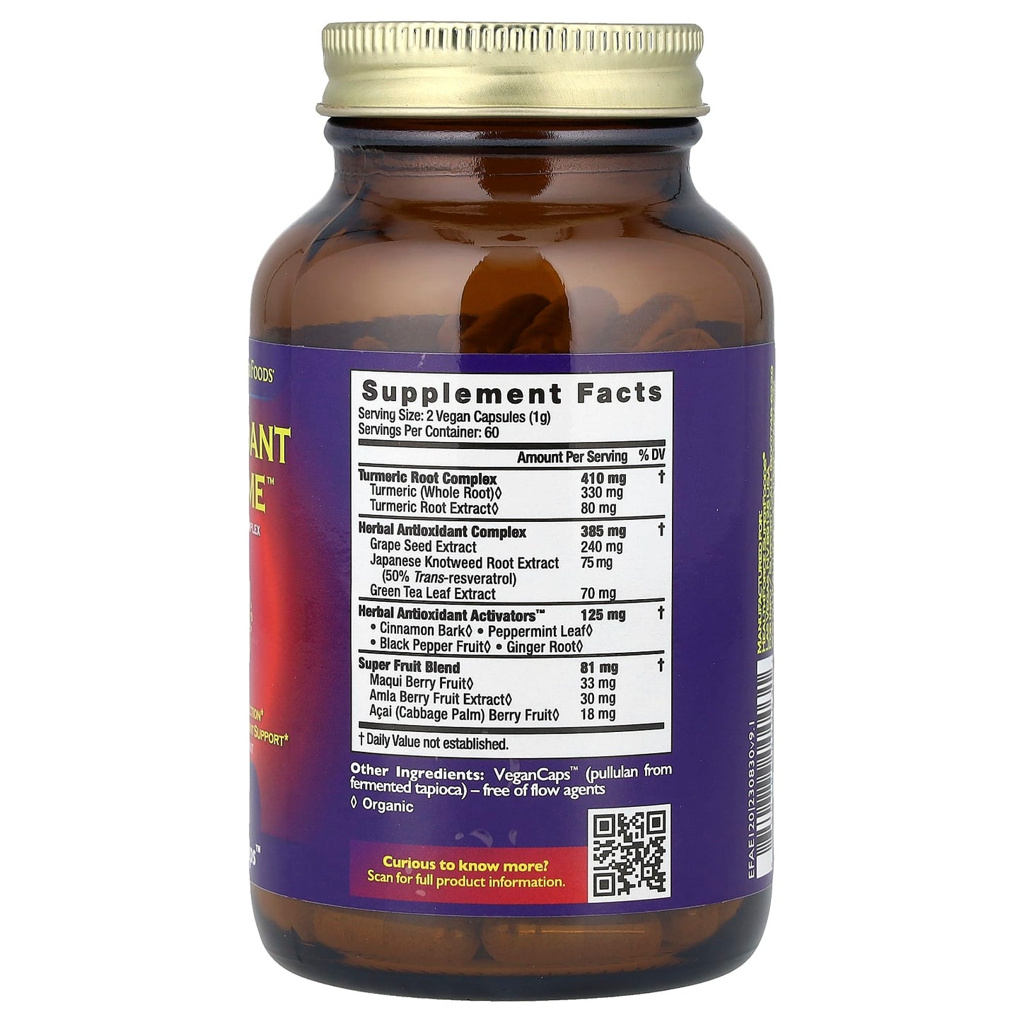 HealthForce Antioxidant Extreme - Vegan Turmeric & Superfood Blend - Image 2