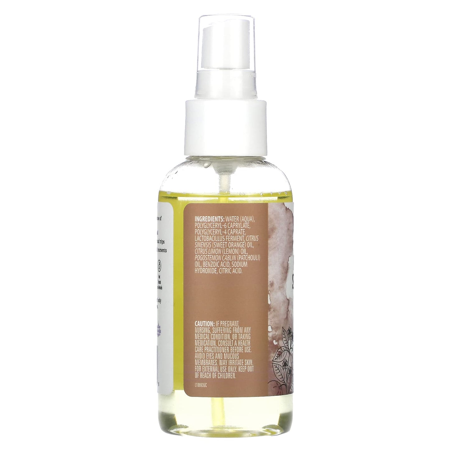 Aura Cacia Peaceful Patchouli & Sweet Orange Aromatherapy Mist, 4 fl oz - Image 2