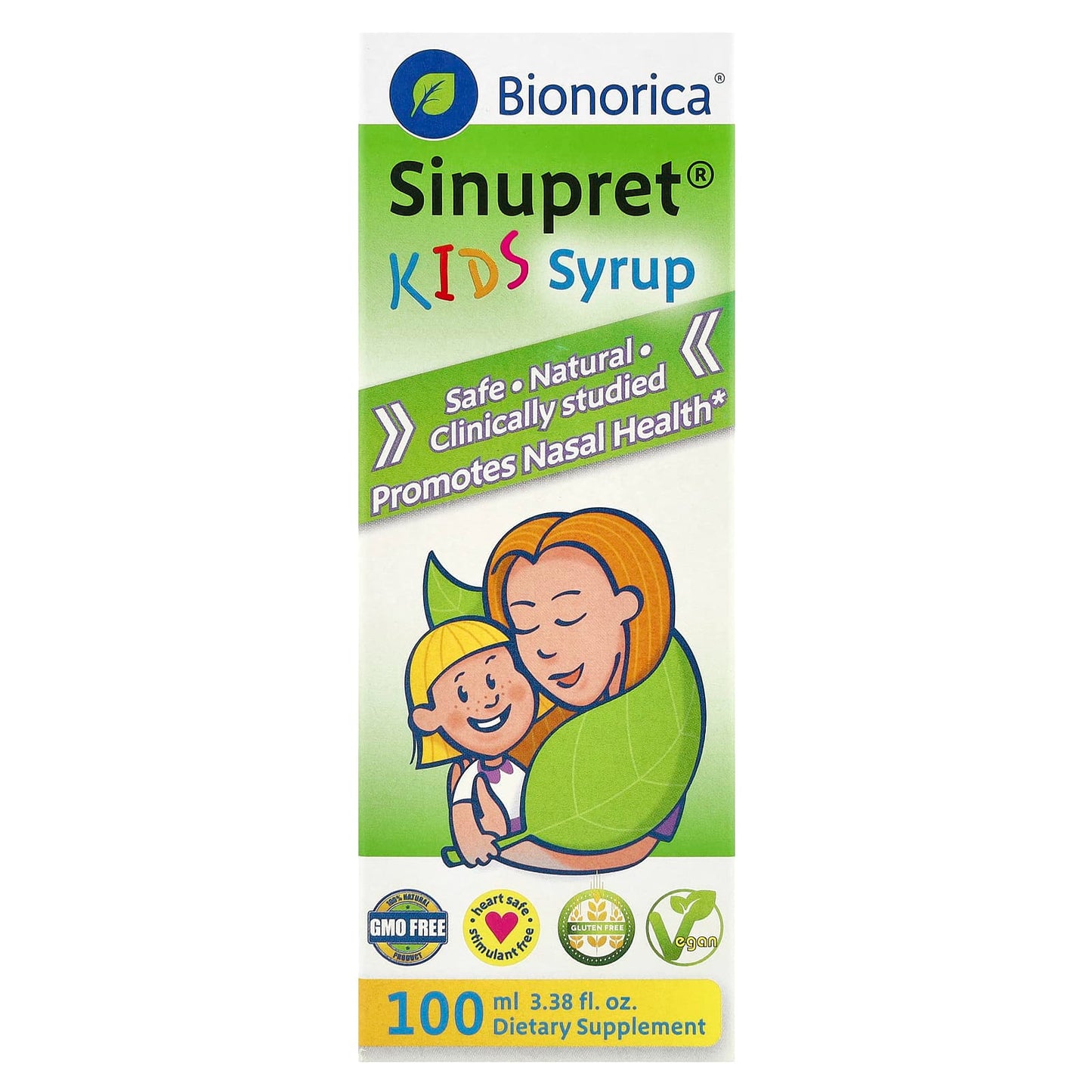 Sinupret® Kids Syrup by Bionorica - Natural Nasal Health Relief - Image 1