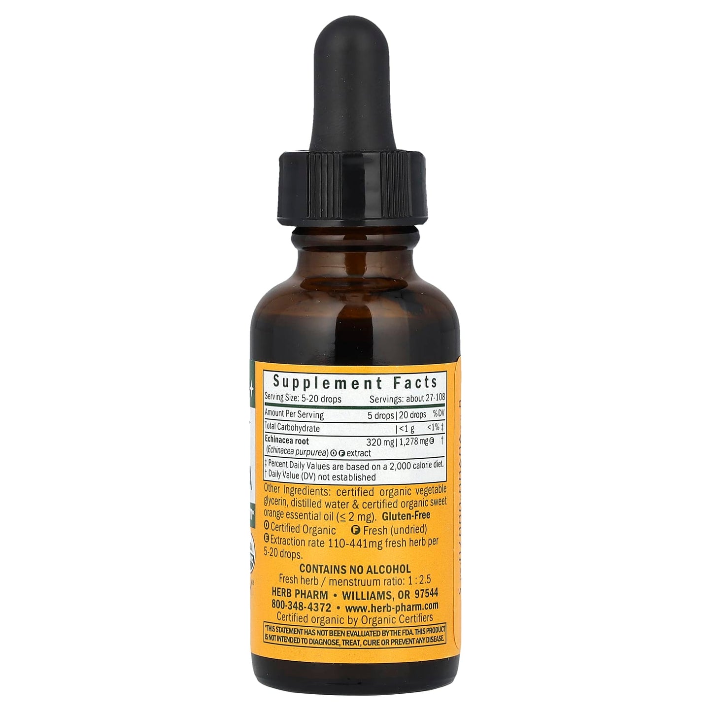 Herb Pharm Echinacea for Kids - USDA Organic, Gluten Free - Image 2