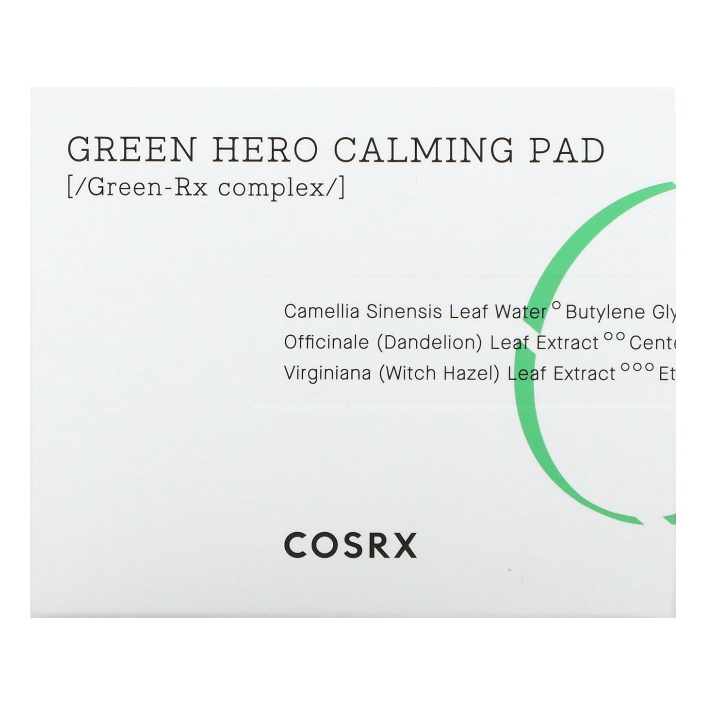 CosRx One Step Green Hero Calming Pads for Sensitive Skin - Image 2