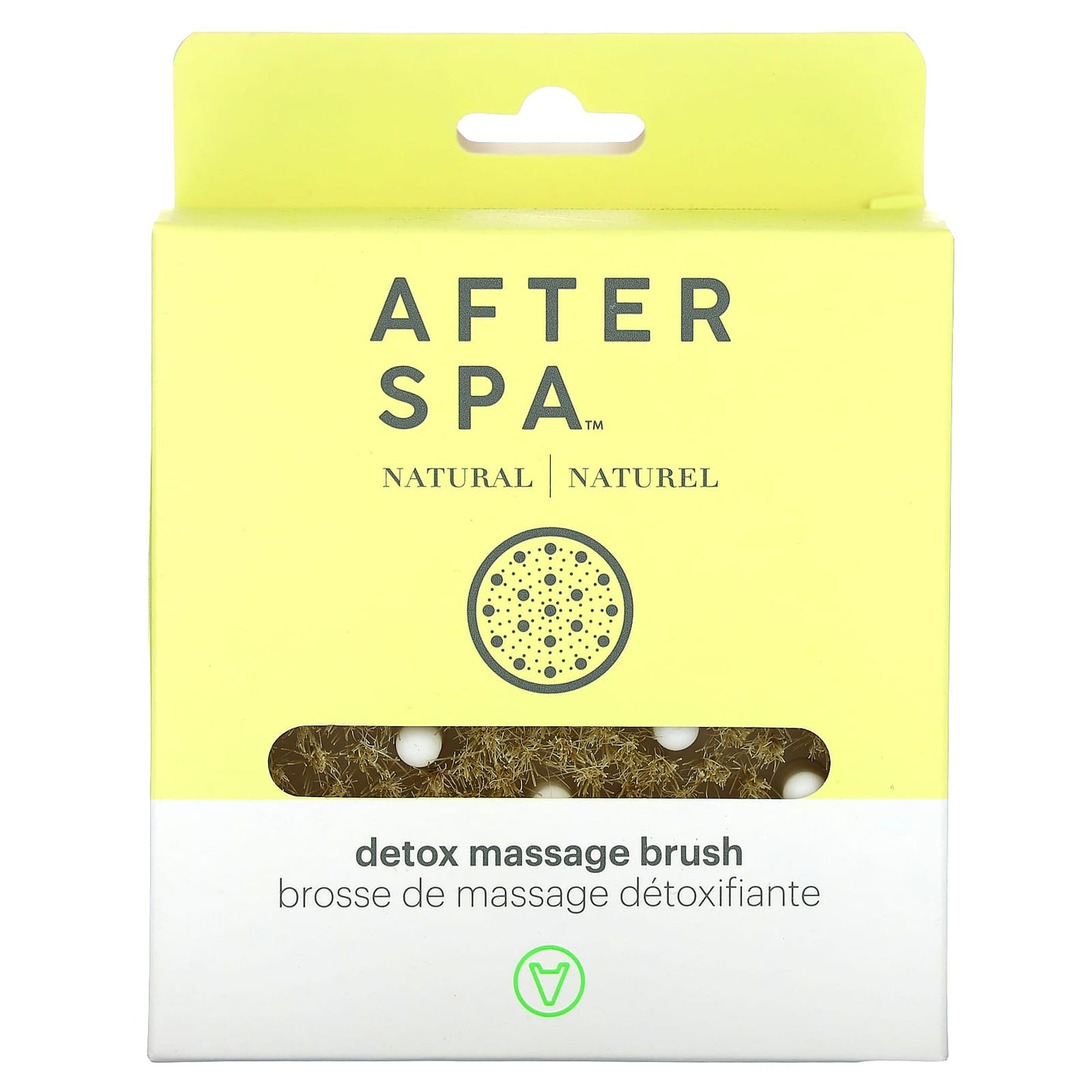 Detoxify Your Skin with AfterSpa 10cm Natural Massage Brush - Image 2