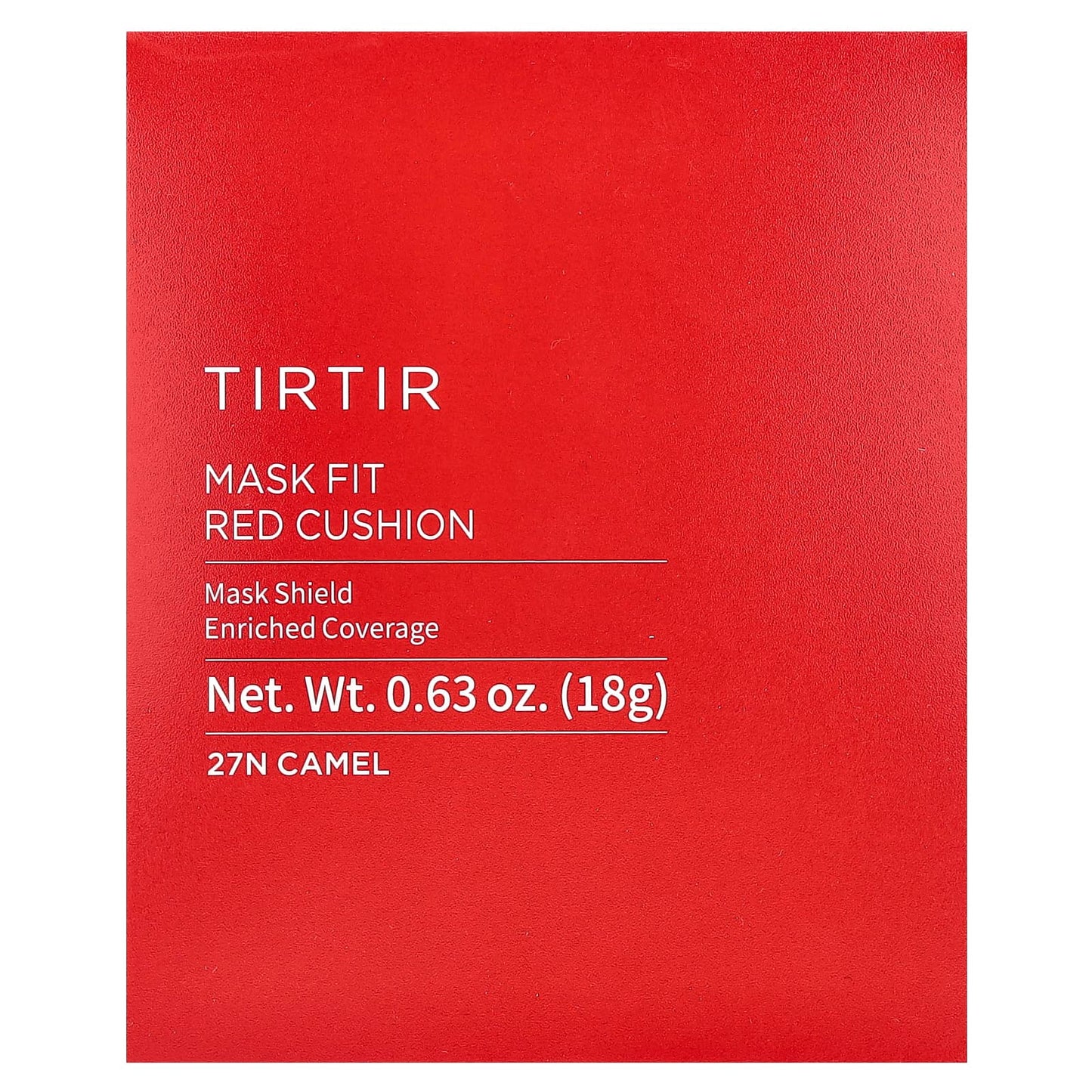 TIRTIR, Mask Fit Red Cushion, 27N Camel, 0.63 oz (18 g) - Image 2