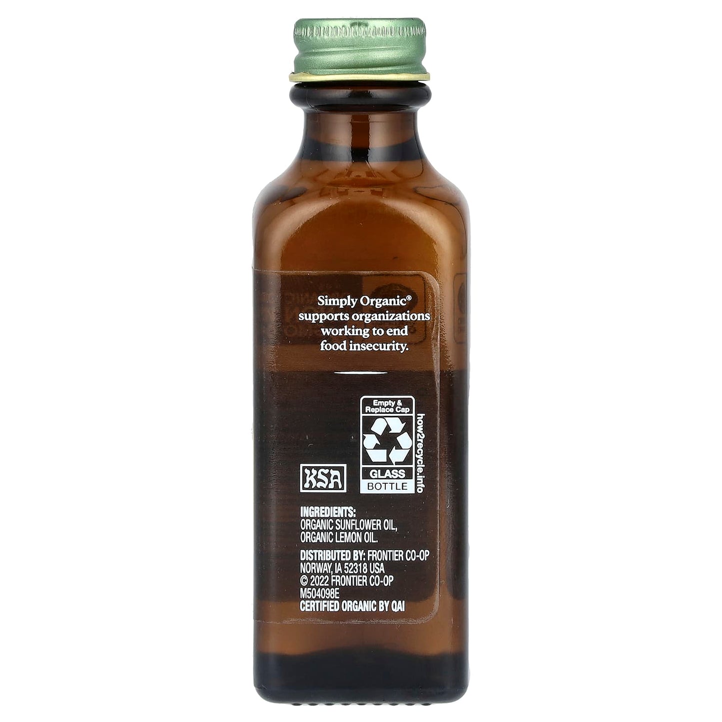 Simply Organic, Lemon Flavor, 2 fl oz (59 ml) - Image 2