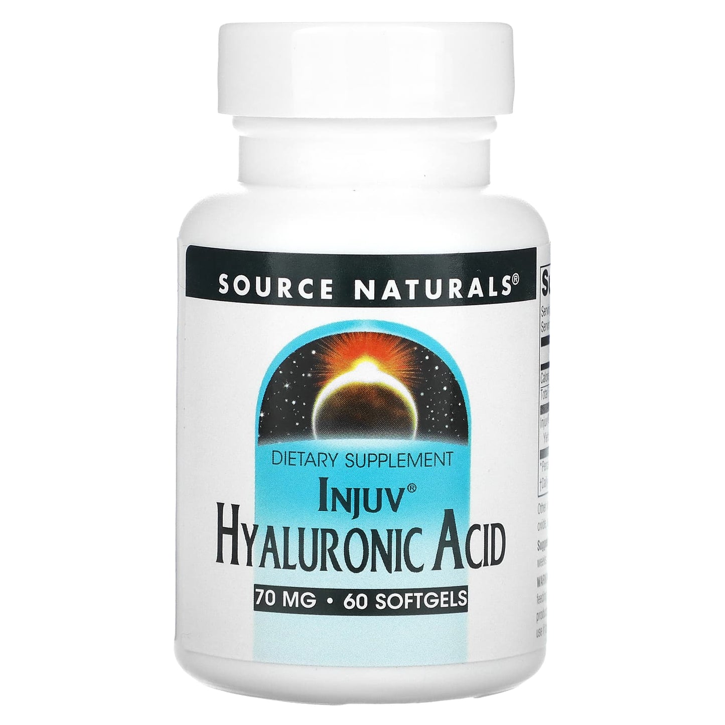Source Naturals, Injuv Hyaluronic Acid, 60 Softgels - Image 1