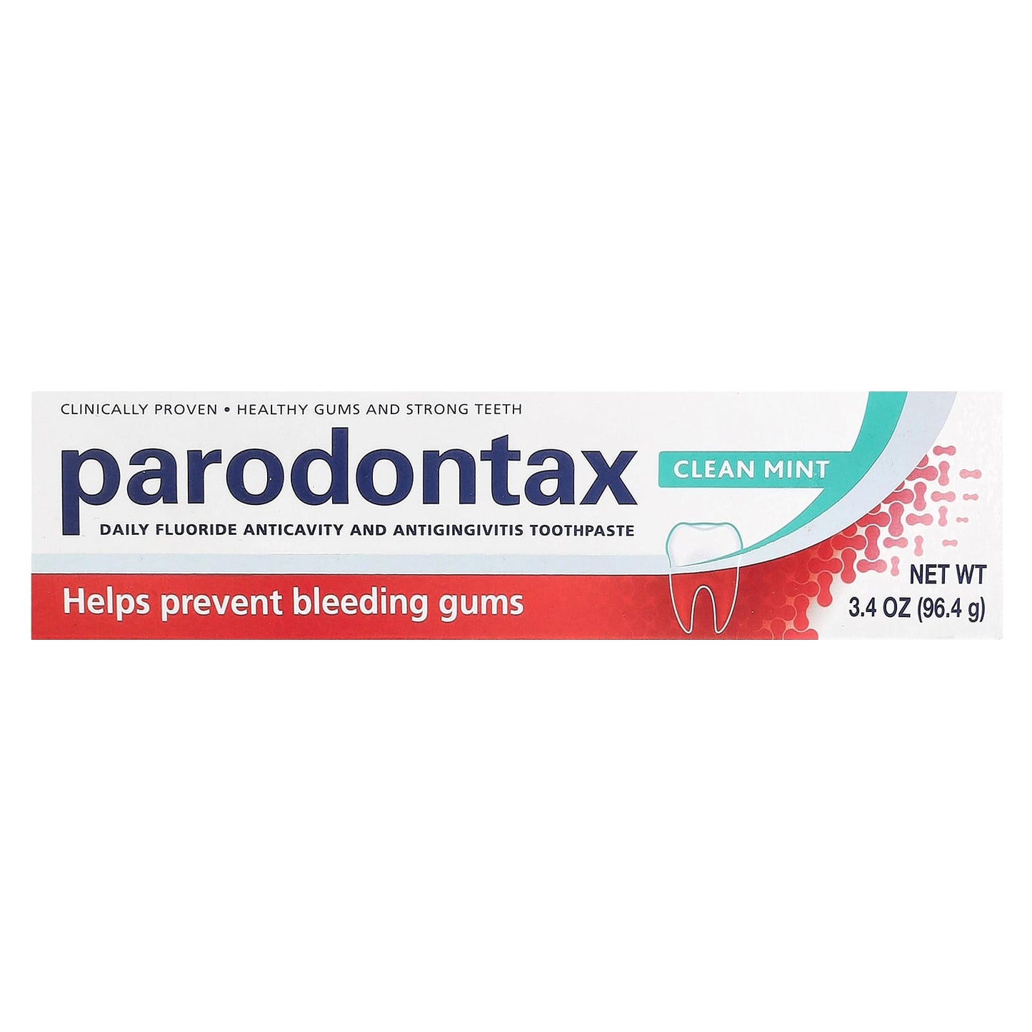 Parodontax, Daily Fluoride Anticavity And Antigingivitis Toothpaste, Clean Mint, 3.4 oz (96.4 g) - Image 2