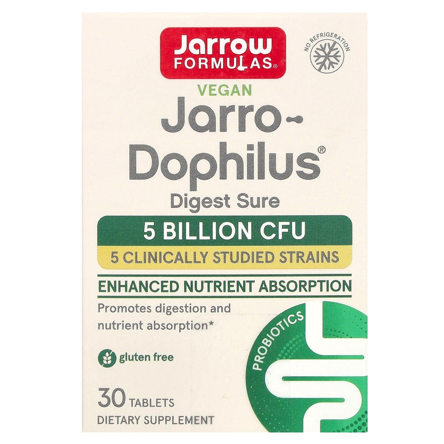 Vegan Probiotics for Digestive Health - 5 Billion CFU - Jarrow Formulas - Image 1