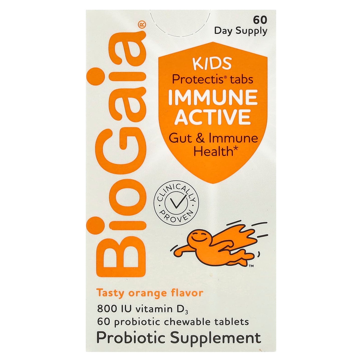BioGaia Protectis Kids Probiotic Chewables with Vitamin D3 - 60 Tablets - Image 1