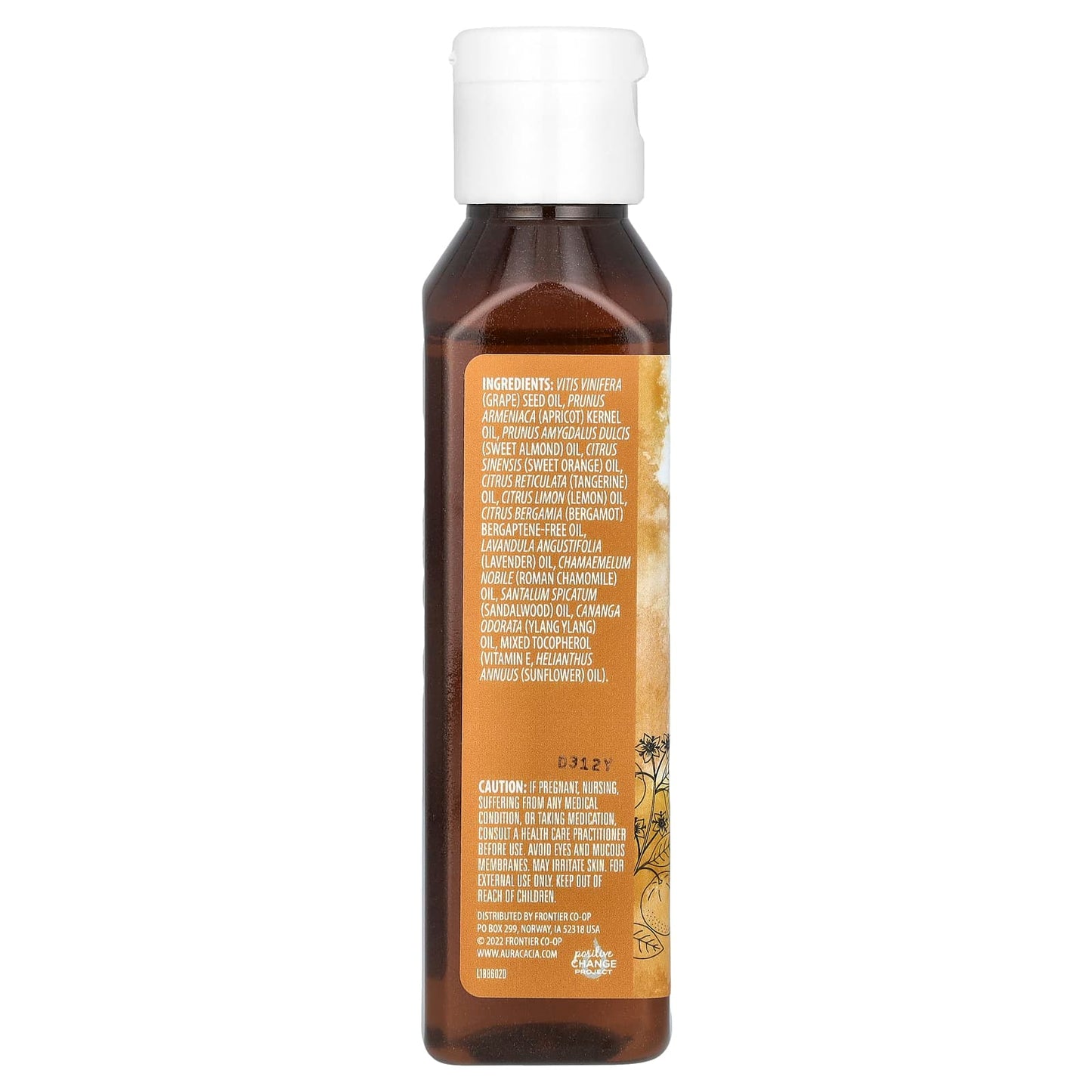 Aura Cacia Sweet Orange Body Oil for Relaxation and Moisturizing - Image 2