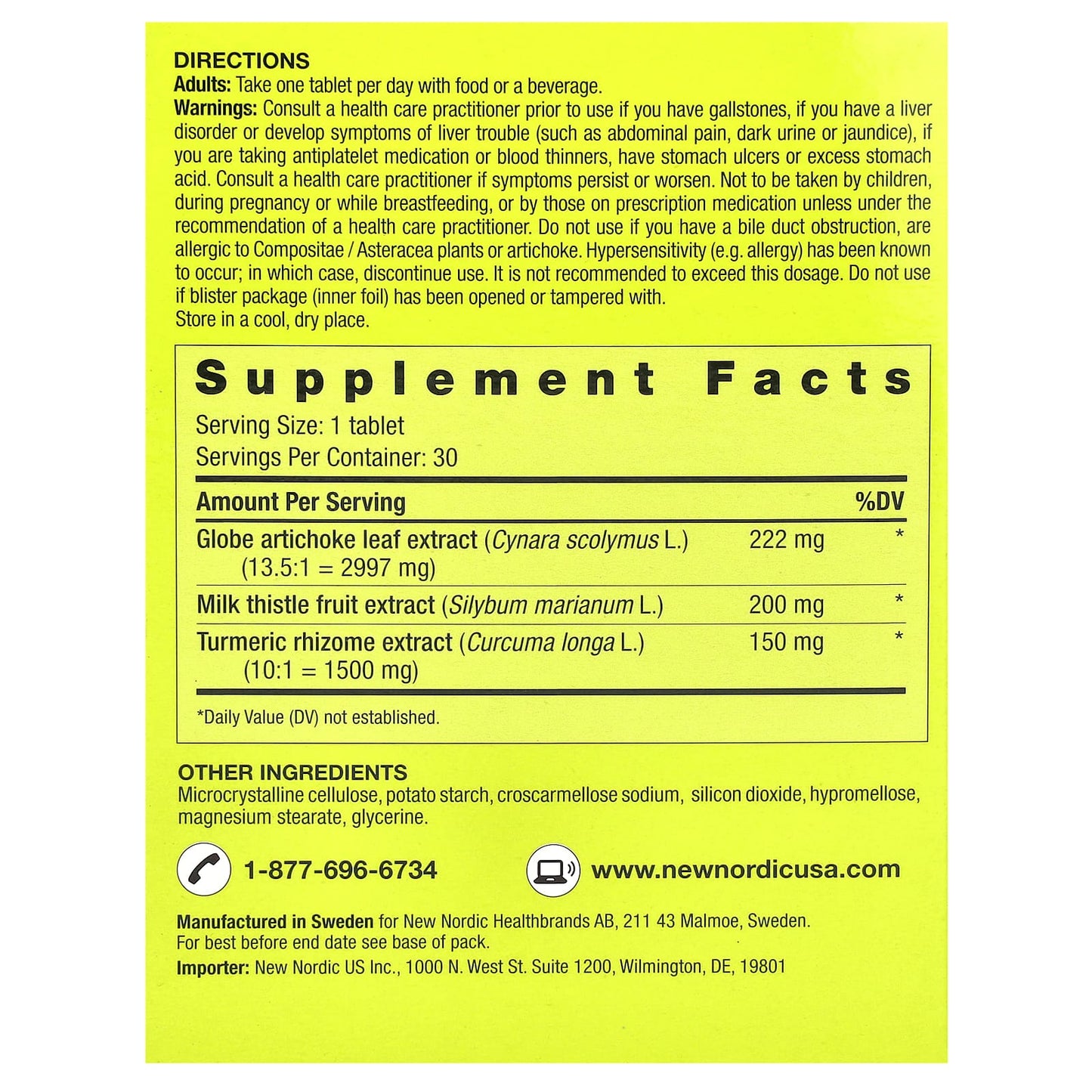 New Nordic, Active Liver™, 30 Tablets - Image 2