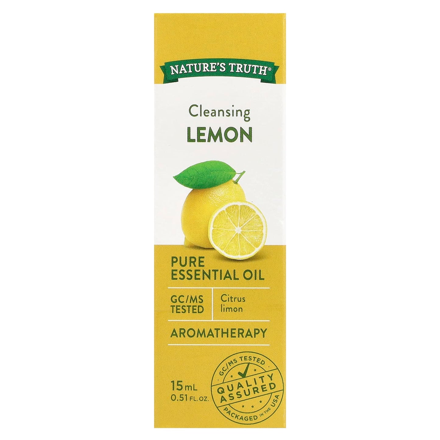 Nature's Truth, Pure Essential Oil, Cleansing Lemon, 0.51 fl oz (15 ml) - Image 2