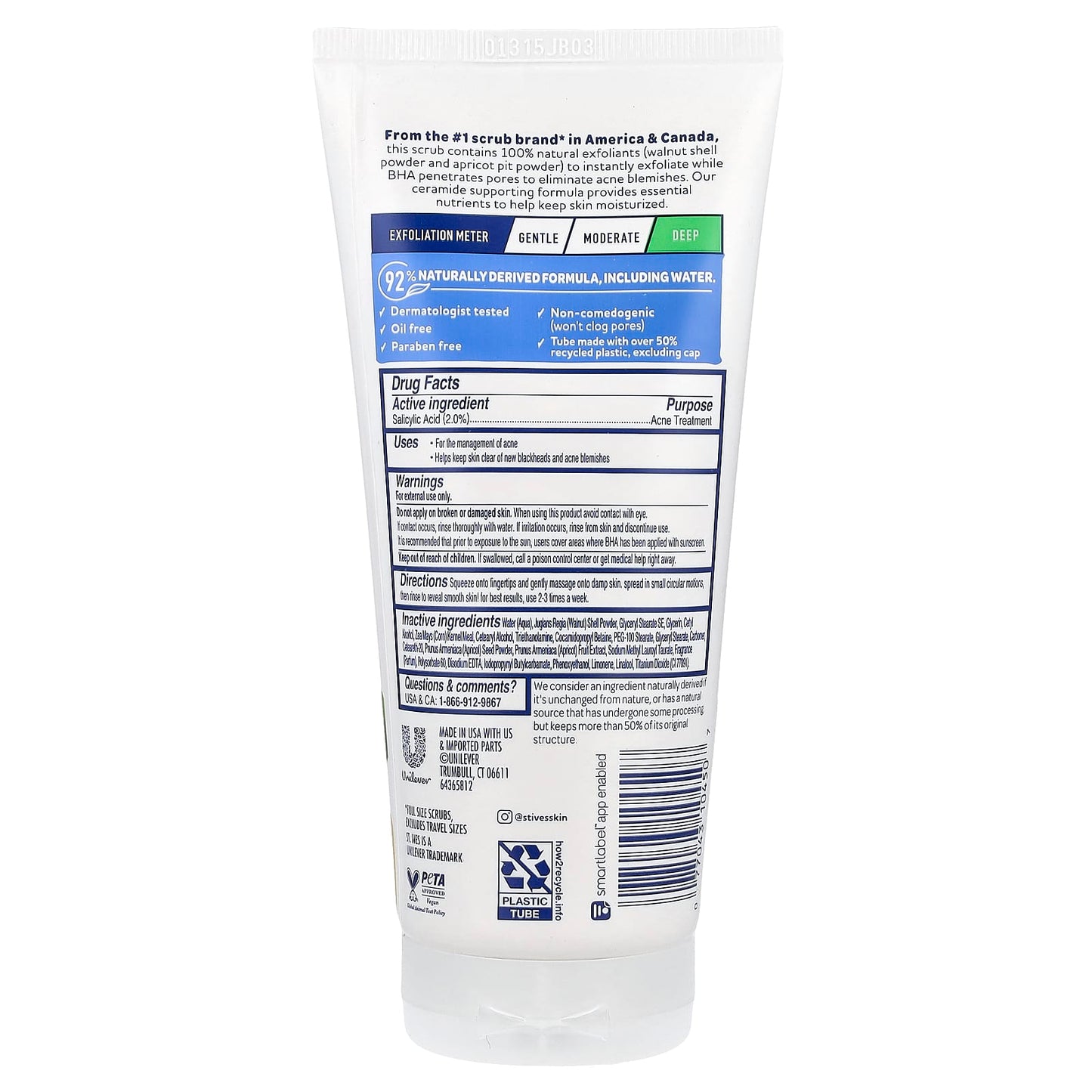 St. Ives, BHA Exfoliant, For Acne-Prone Skin, Apricot , 6 oz (170 g) - Image 2