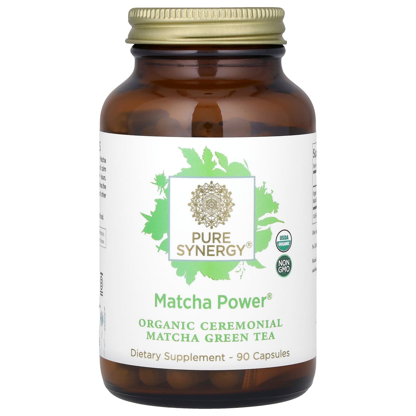 Pure Synergy, Matcha Power, 90 Capsules (500 mg per Capsule) - Image 1