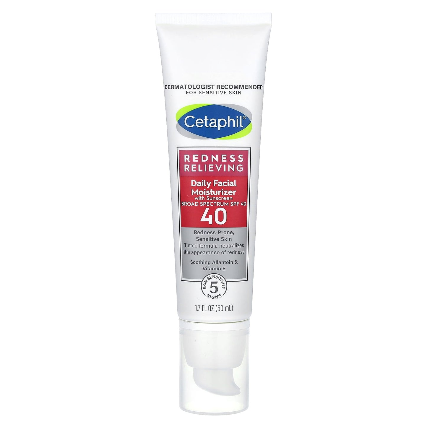 Cetaphil Redness Relieving Daily Moisturizer with SPF 40, Sensitive Skin - Image 1