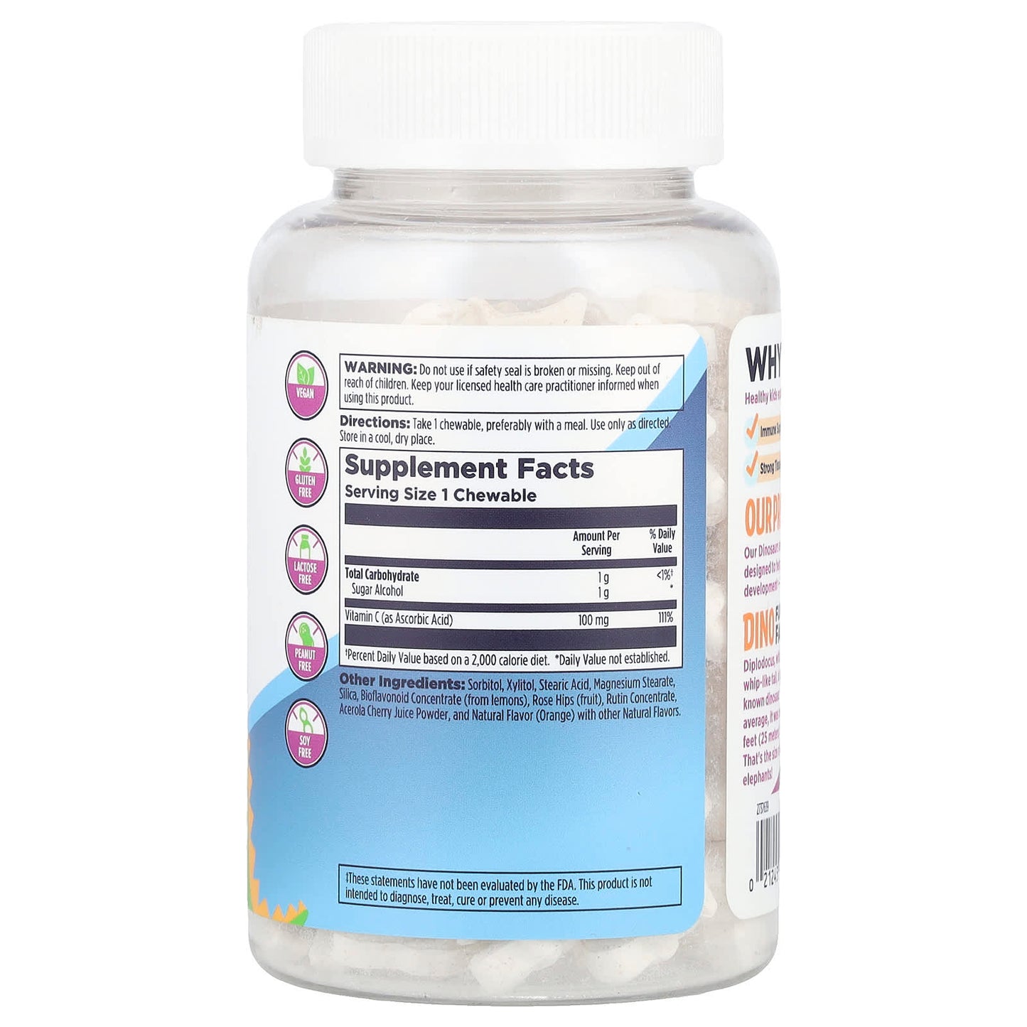 KAL Vitamin C-Rex for Kids - Immune Support & Healthy Bones - Image 2