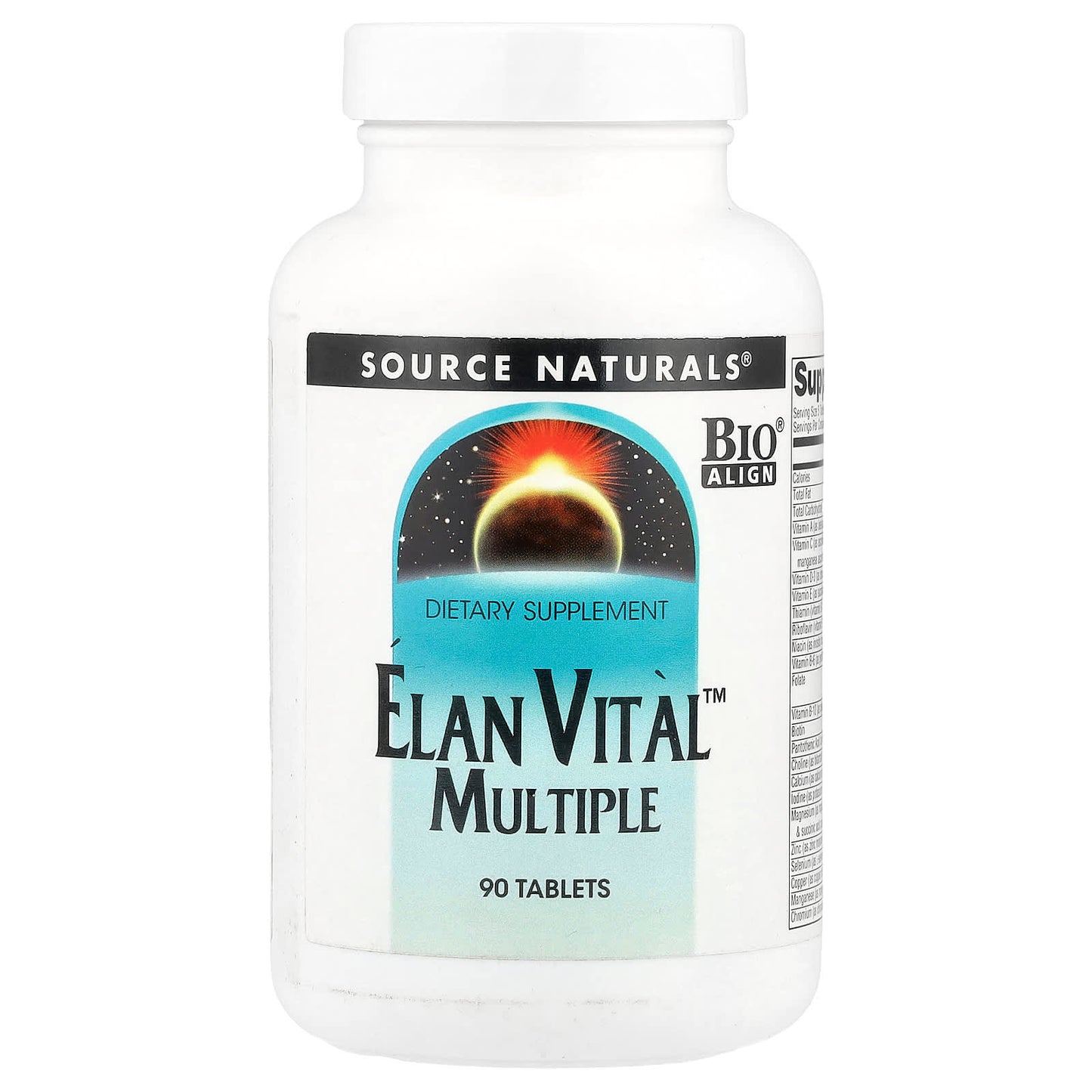 Source Naturals, Elan Vital™ Multiple, 90 Tablets - Image 1
