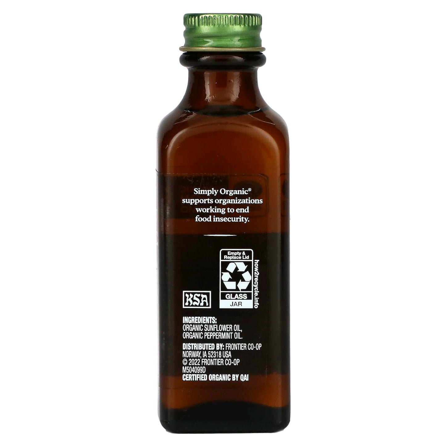 Simply Organic, Peppermint Flavor, 2 fl oz (59 ml) - Image 2