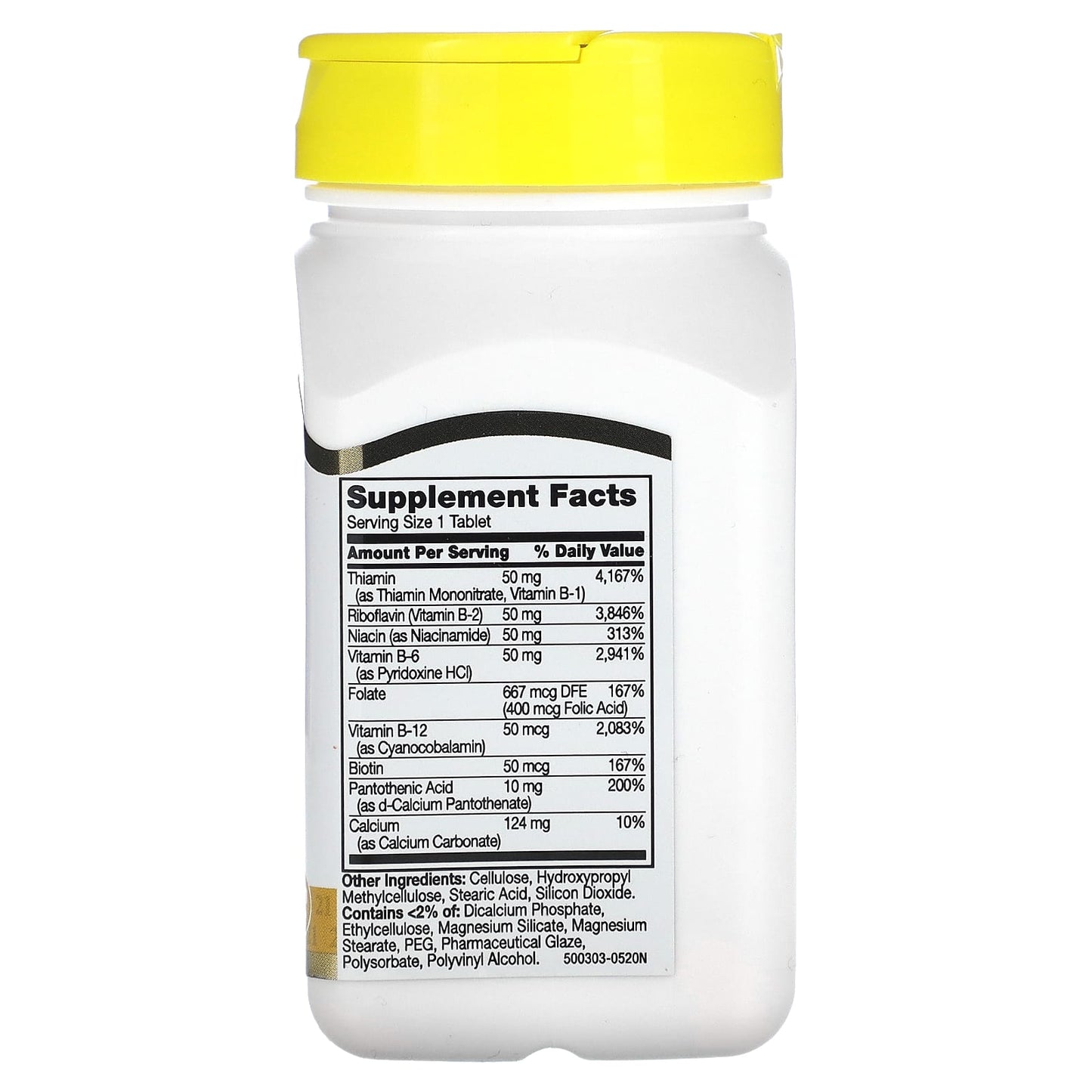 21st Century B-50 Complex Prolonged Release Supplement, 60 Tablets, Gluten Free - Image 2