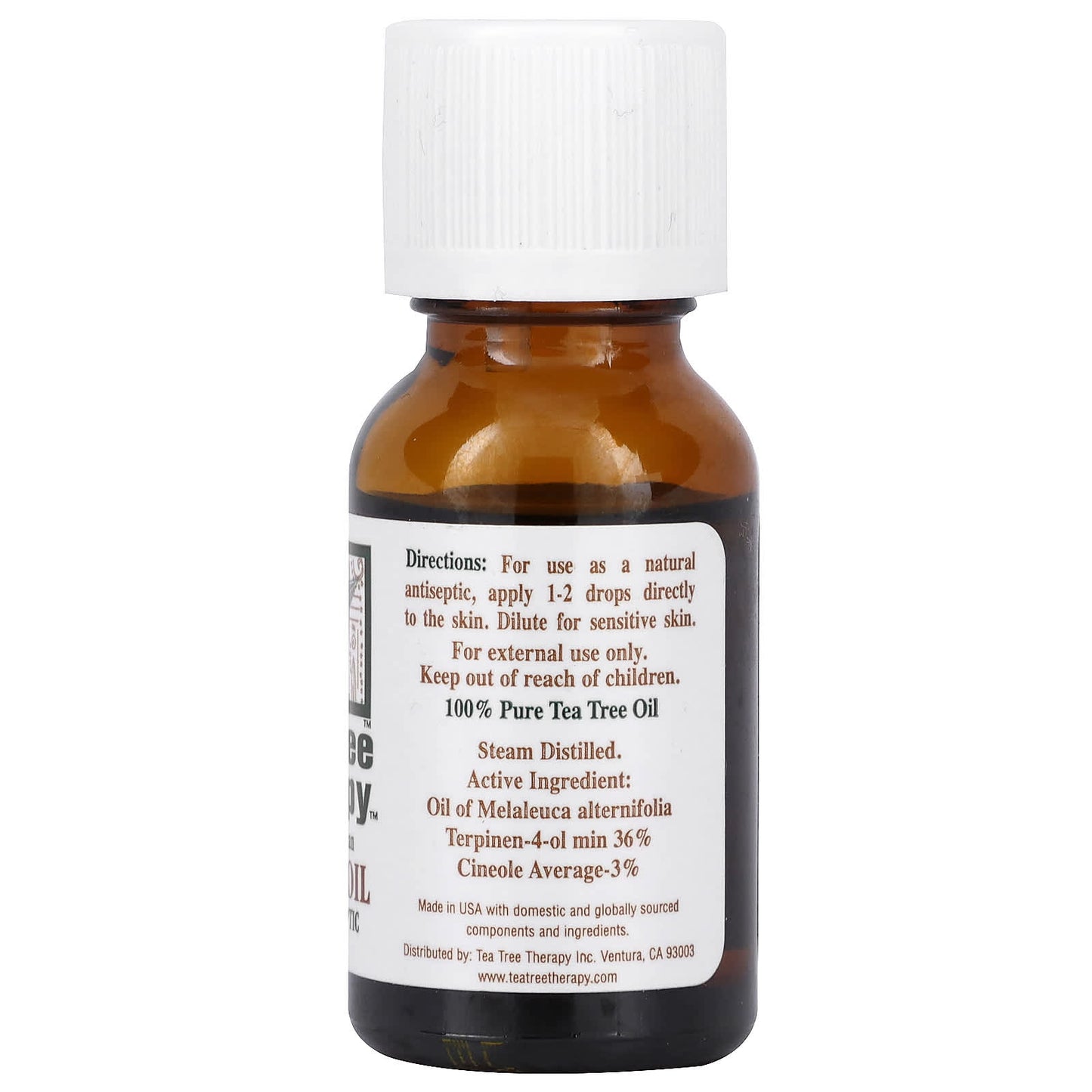 Tea Tree Therapy, Tea Tree Oil, 0.5 fl oz (15 ml) - Image 2