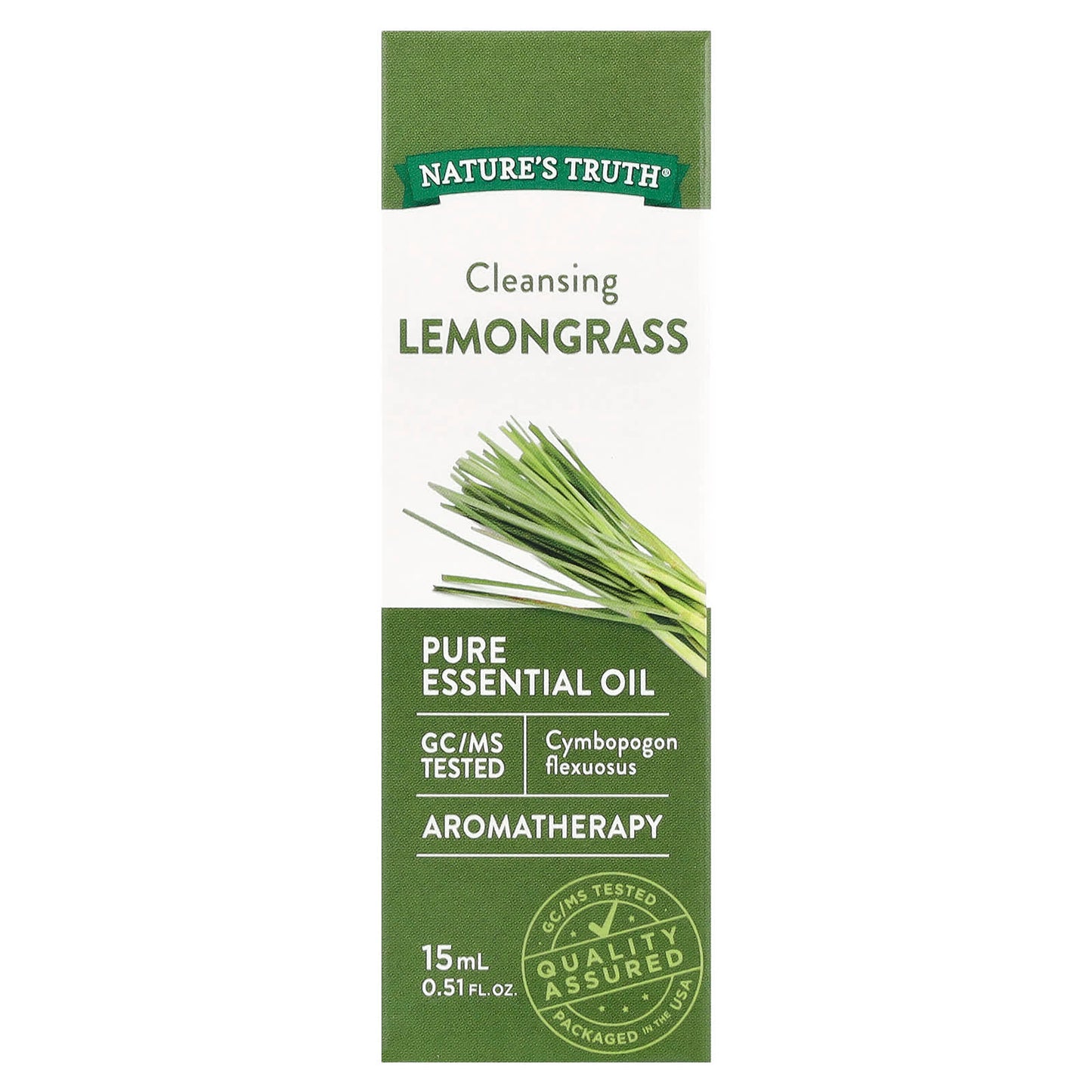 Nature's Truth, Pure Essential Oil, Cleansing Lemongrass, 0.51 fl oz (15 ml) - Image 2