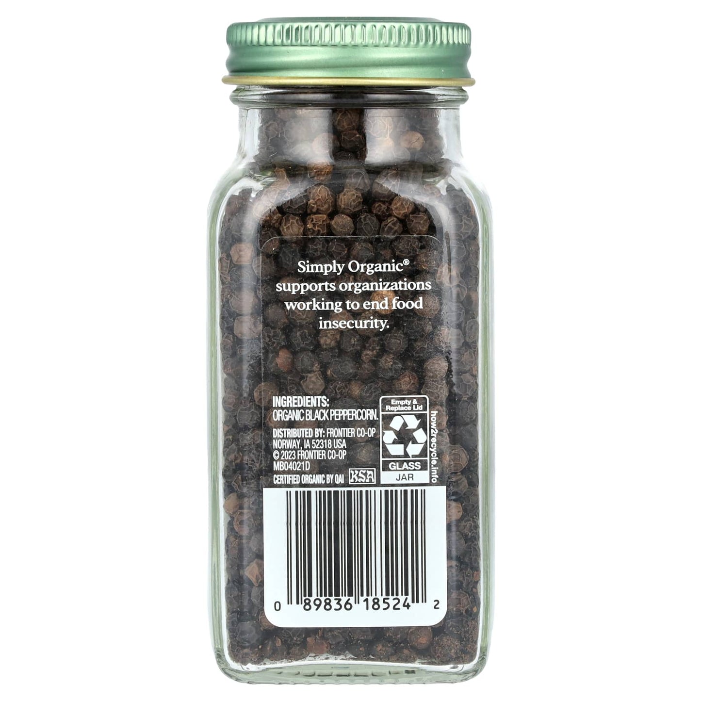Simply Organic, Black Peppercorns, 2.65 oz (75 g) - Image 2