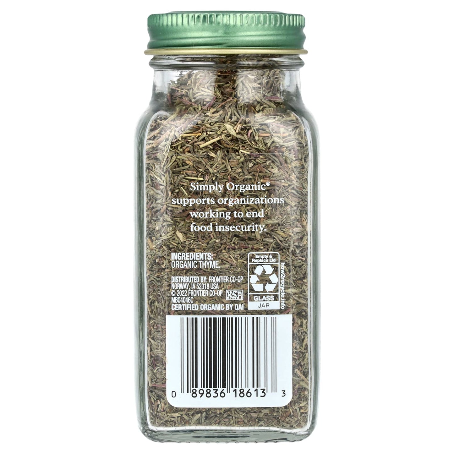 Simply Organic, Thyme, 0.78 oz (22 g) - Image 2