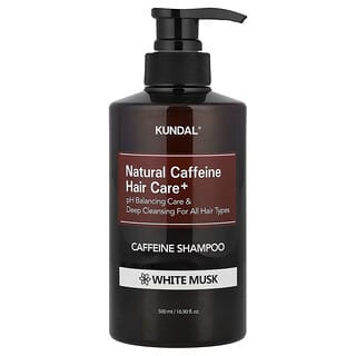 Natural Caffeine Hair Care Shampoo for All Hair Types by Kundal - 16.9 fl oz