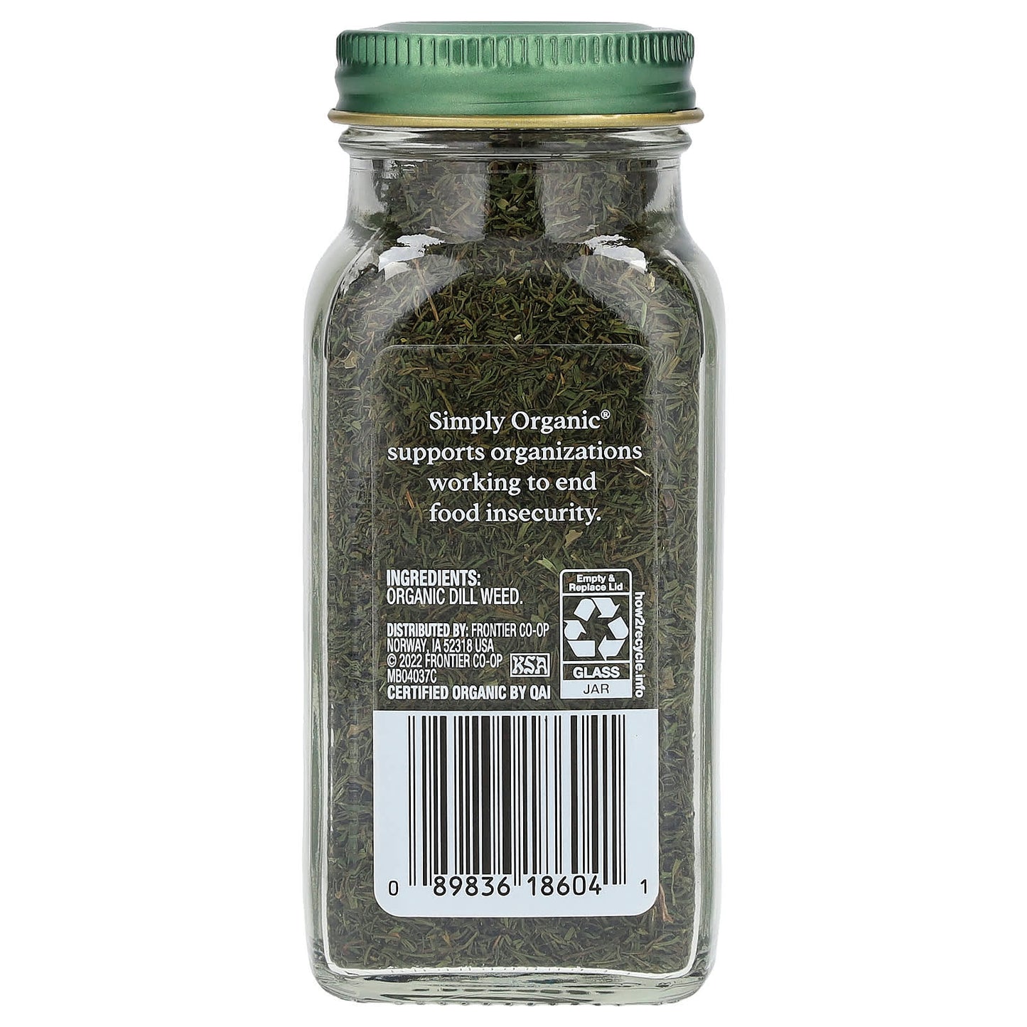 Simply Organic, Dill Weed, 0.81 oz (23 g) - Image 2
