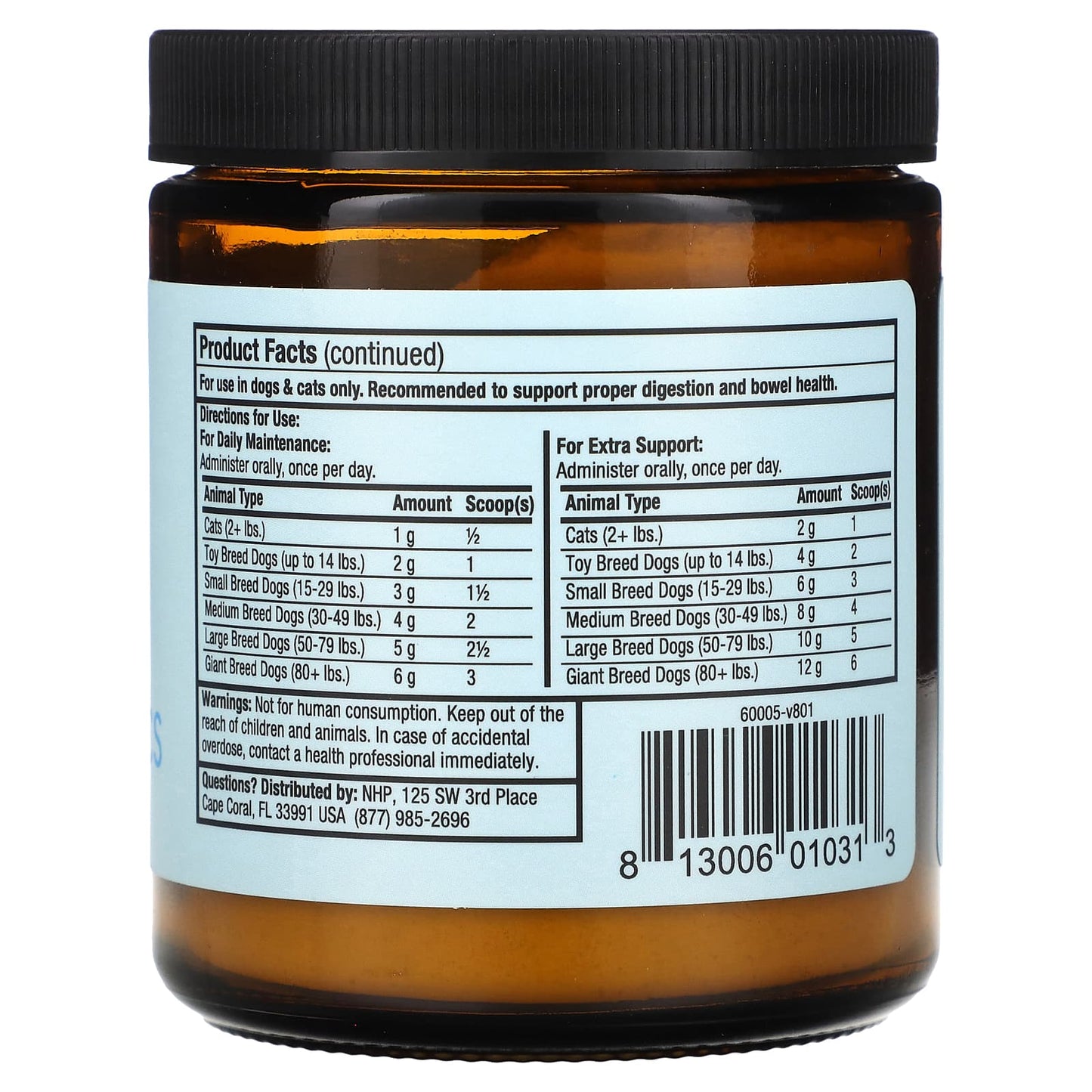 Dr. Mercola, Bark & Whiskers™, Complete Probiotics, For Cats & Dogs, 3.17 oz (90 g)
