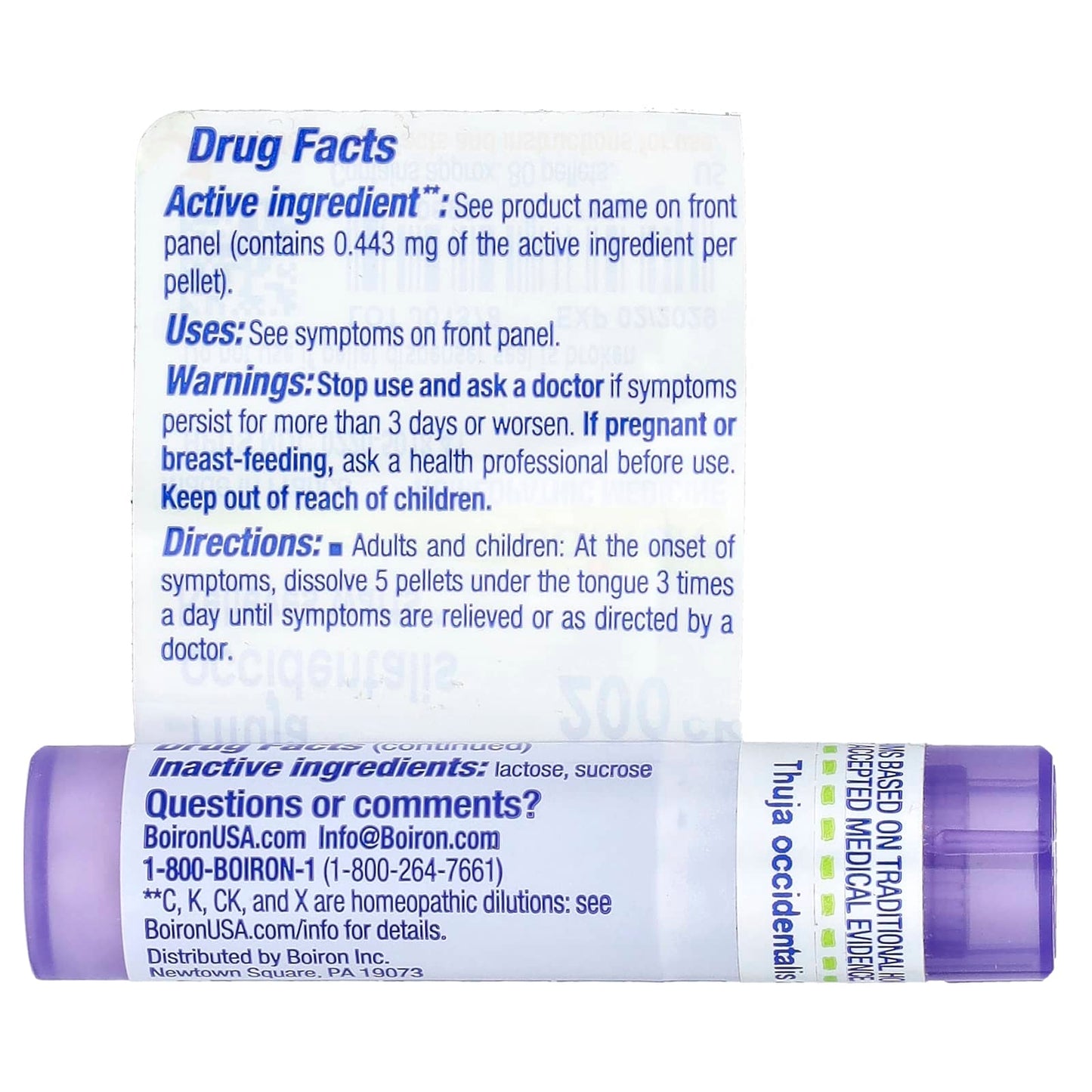 Boiron Thuja Occidentalis 200CK Homeopathic Wart Relief - Image 2