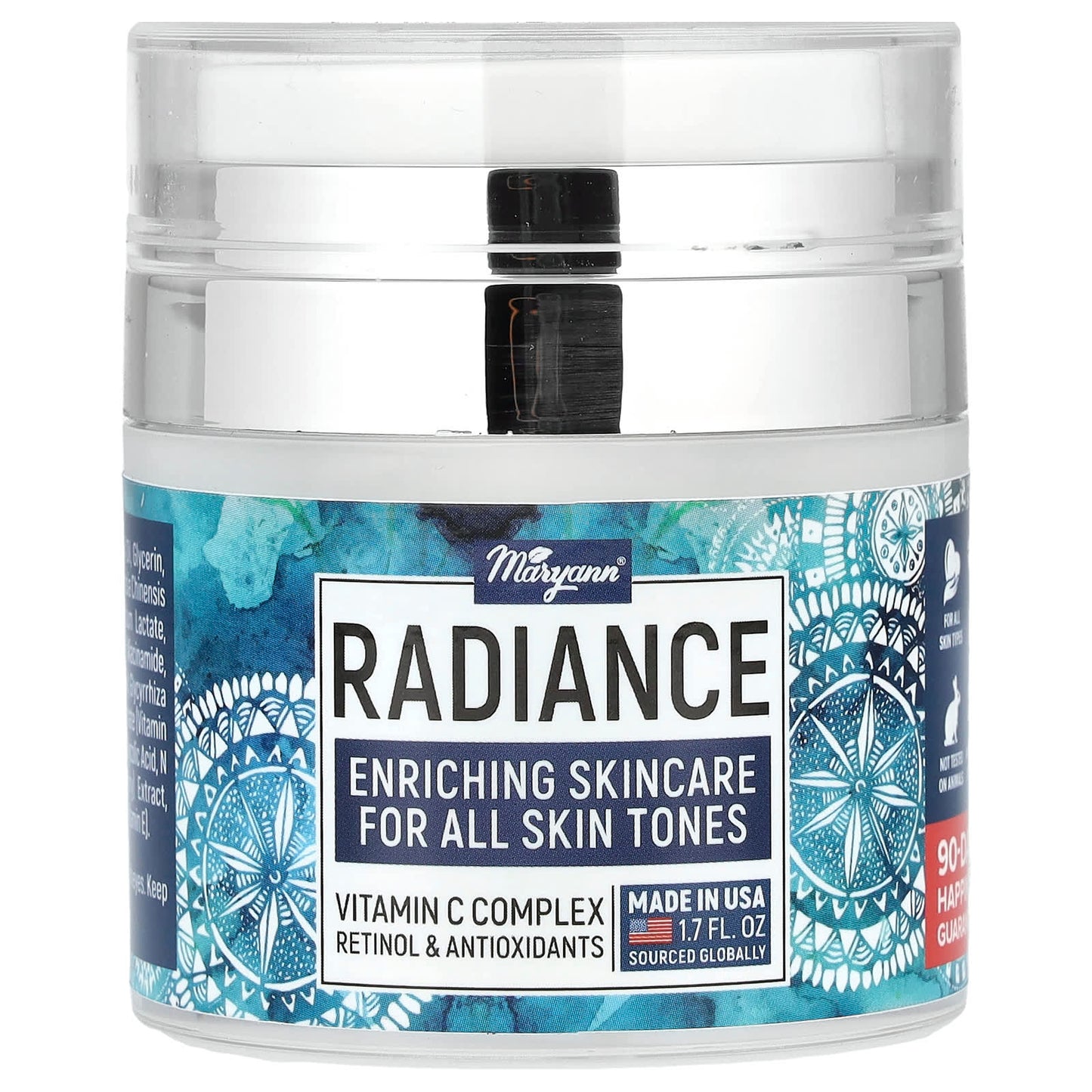 MaryAnn Organics, Radiance, Vitamin C Complex, Retinol & Antioxidants , 1.7 fl oz (50 ml) - Image 1