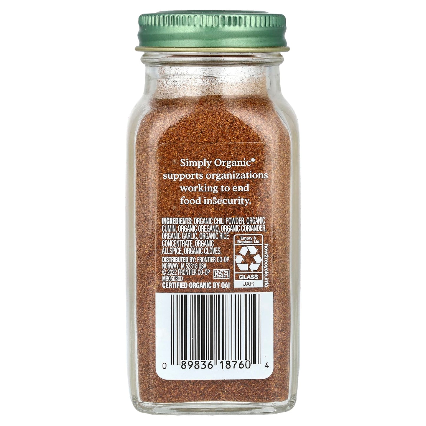 Simply Organic, Chili Powder, 2.89 oz (82 g) - Image 2