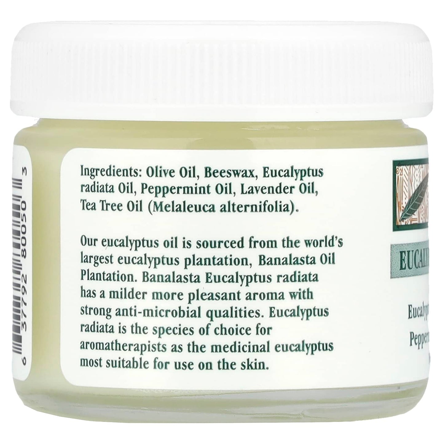 Tea Tree Therapy, Eucalyptus Chest Rub, 2 oz (57 g) - Image 2