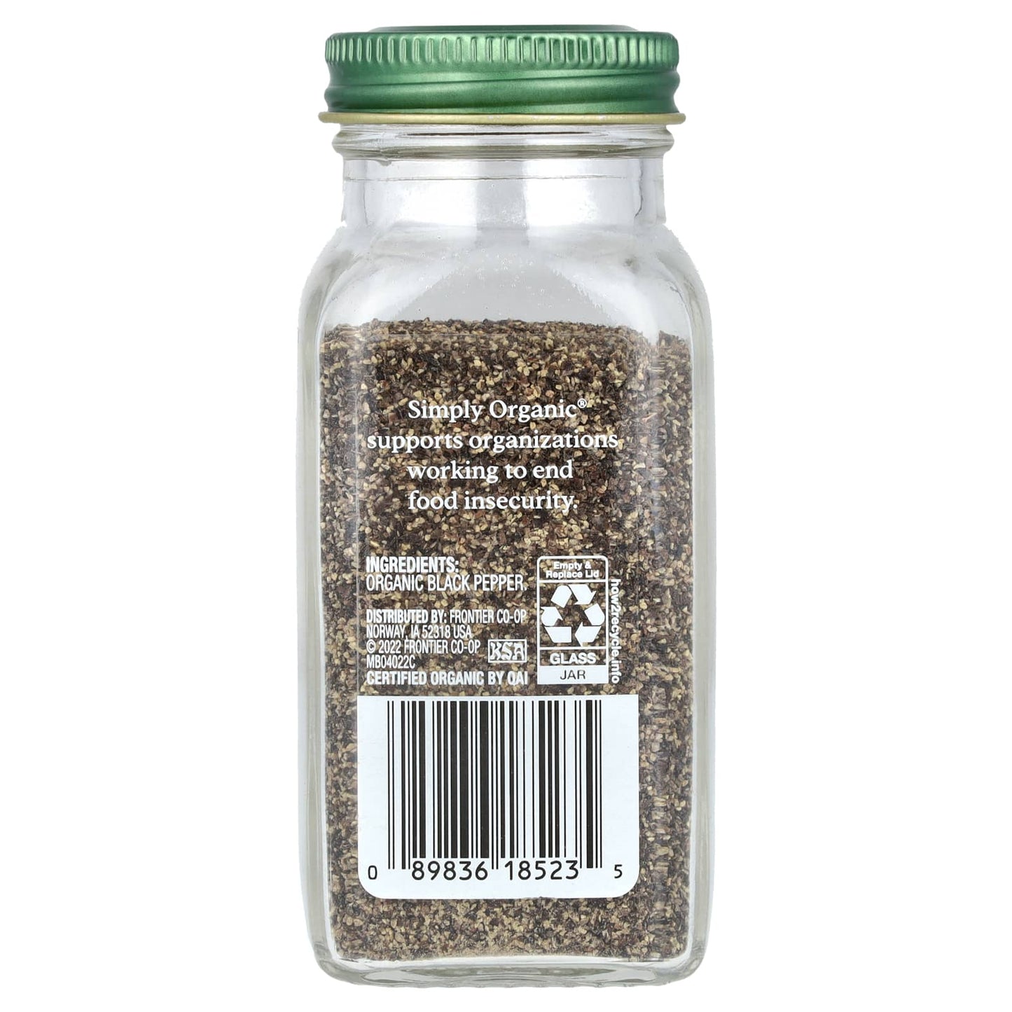 Simply Organic, Black Pepper, 2.31 oz (65 g) - Image 2