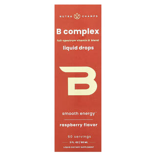NutraChamps Vitamin B Complex, Full-Spectrum, 8 B Vitamins, Energy & Cognition
