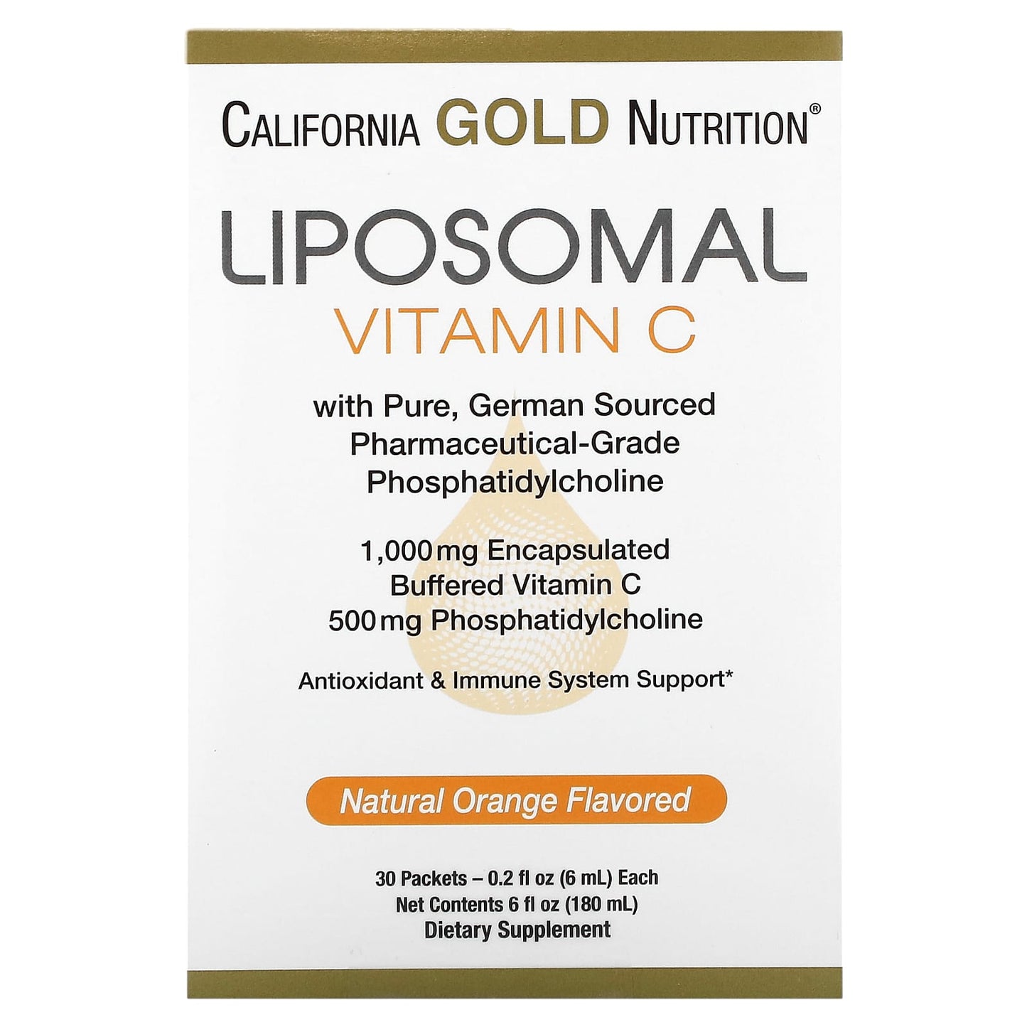 Boost Immunity with Liposomal Vitamin C - 1000mg, 30 Servings - Image 1