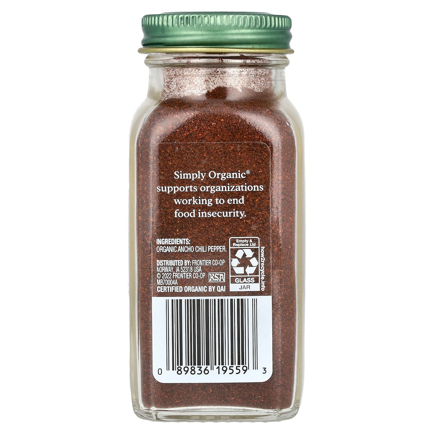 Simply Organic, Ancho Chili Powder, 2.85 oz (81 g) - Image 2