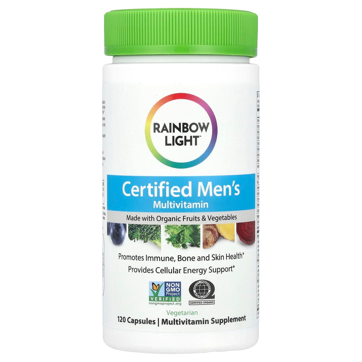 Rainbow Light, Certified Men's Multivitamin, 120 Capsules - Image 1